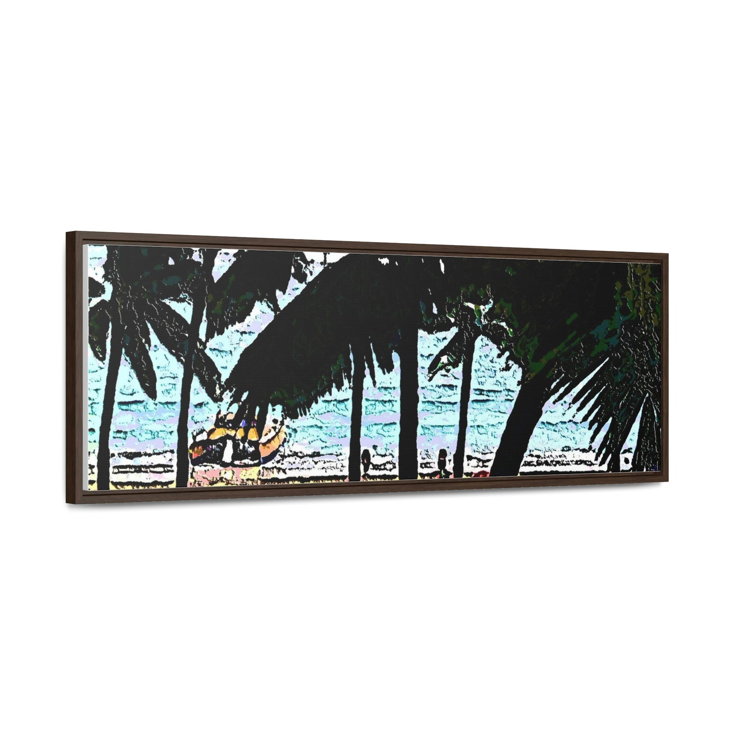 Gallery Canvas Wraps, Horizontal Frame ... "A Beautiful Beach Amongst The Palms" ... The Outrigger Waikiki, Honolulu, Oahu ... Original Works ...