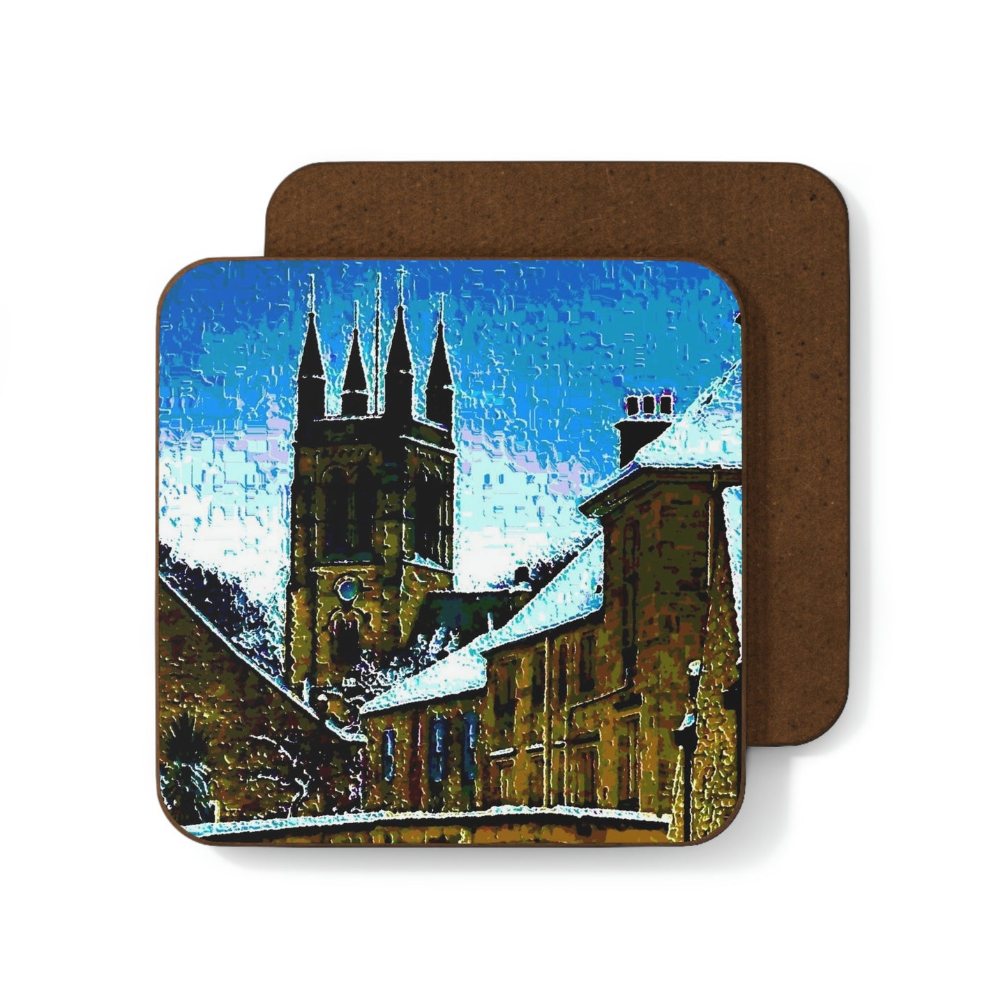 Hardboard Back Coaster ...  Walikng The Streets & Alleys ... 'Strolling The Canals ... '  ... Original Works  ...