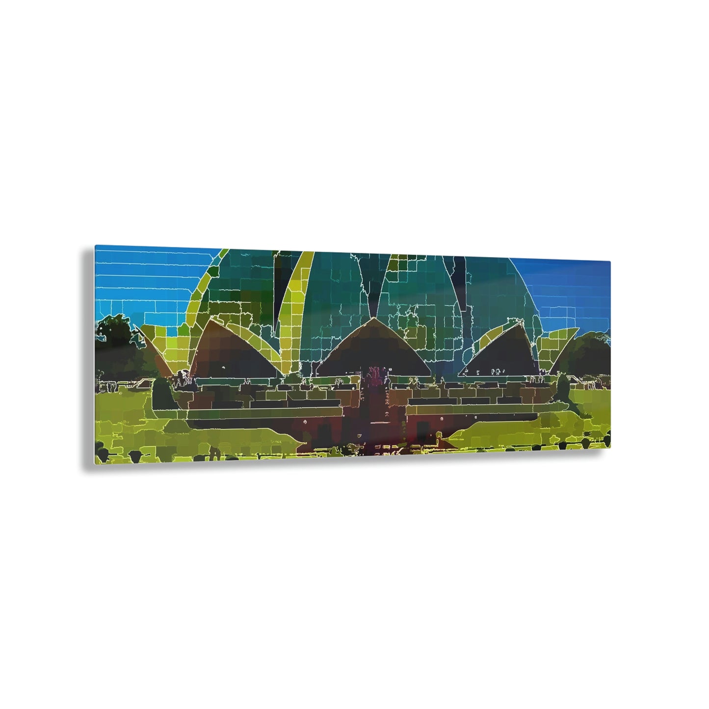 Acrylic Prints ... 'Bahai'i House-Of-Worship' ... "Lotus Temple: Delhi, India, 2008" ... Original Works ...