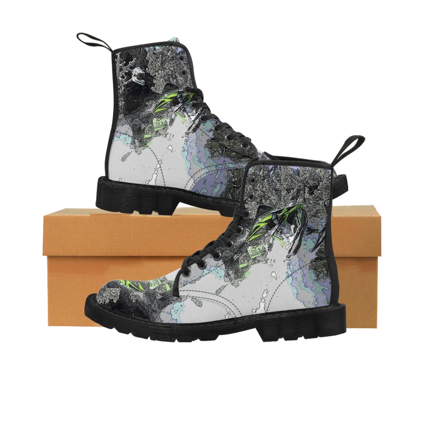 Men's Canvas Boots ... Come Fly With The Professionals ... CIP-Airways ... 'Getting-Er-Done' ... Original Works ... December 2022 ...
