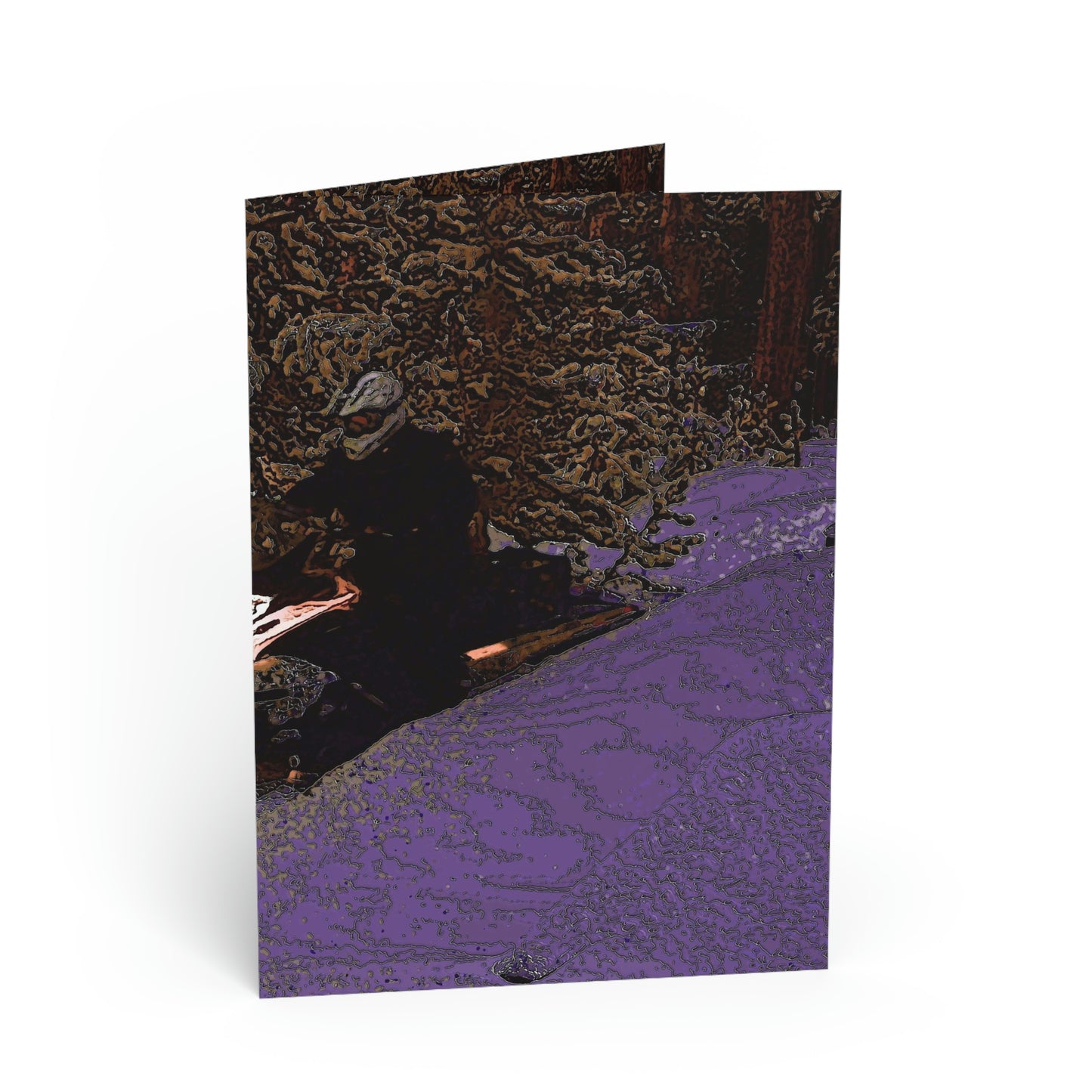 Greeting Cards ... Yep ... "Another Day ... Riding Through The Wilderness ... " ... February 2023 ... Original Works ...