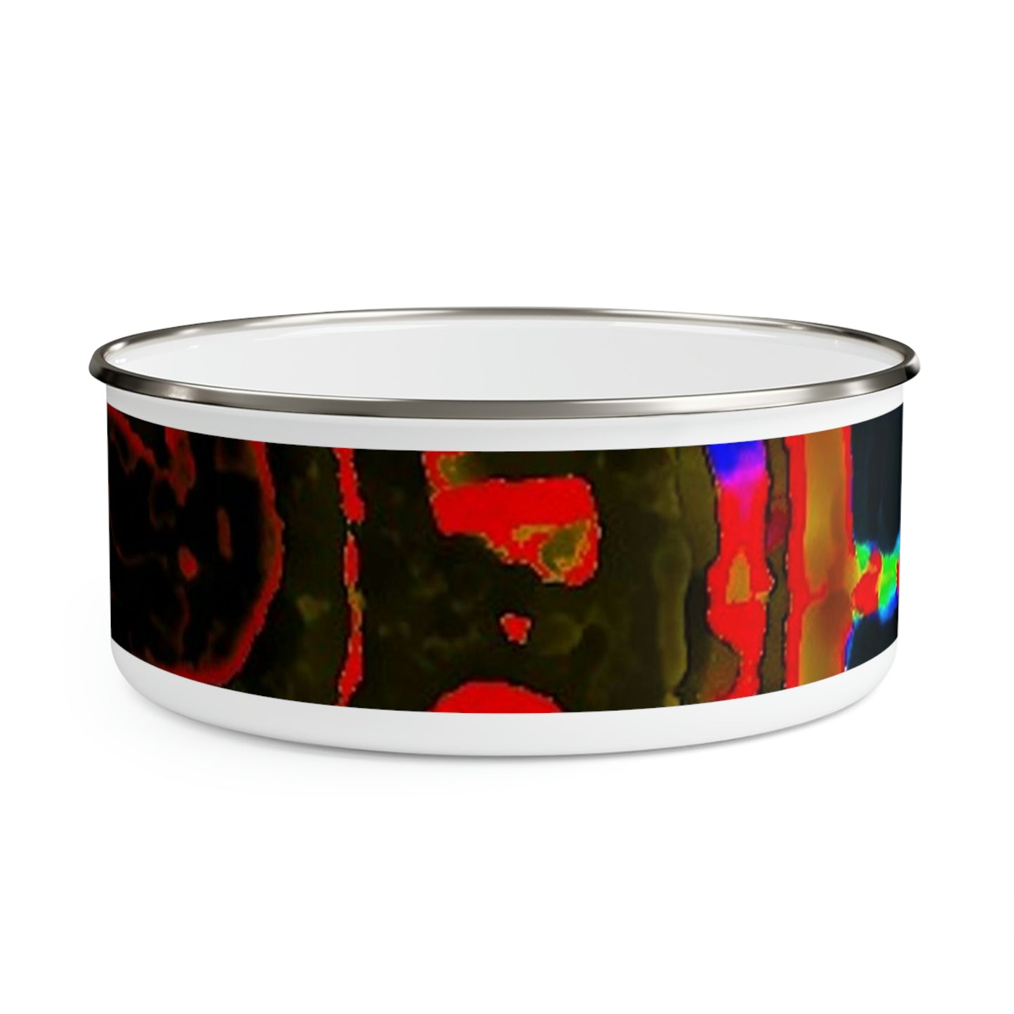 Enamel Bowl ... "No.9 Fishermen's Grotto - Fishermen's Wharf, SF, California" ... Family Archives: 1970's ... Original Works ...