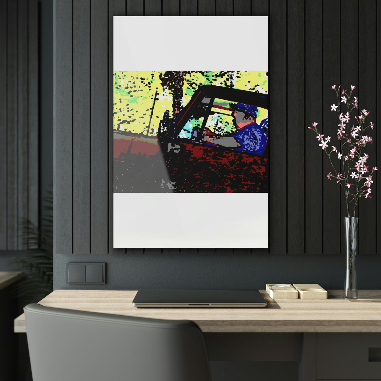 Acrylic Prints ... "Jeep & Bronco-Bustin'-It Up The Mountain Road"  ... Spring 2021 ... Rhett Creek, Idaho ... Original Works ...