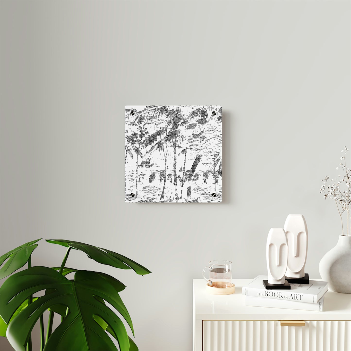 Acrylic Wall Art Panels ... "The Royal Hawai'ian: Waikiki Beach_Beach" ... Honolulu, HI ... Ocotber 2014 (Halloween) ... Original Works ...