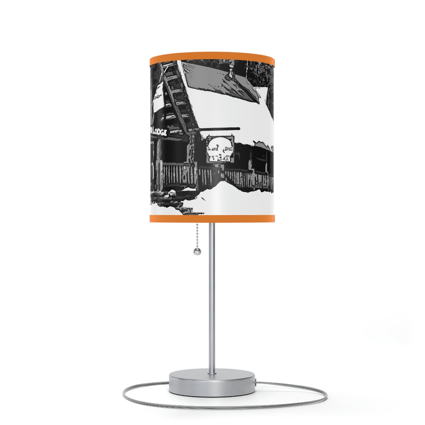 Lamp on a Stand, US|CA plug ... A Beautiful Lodge & Back-Country Outfitter In A Mountain Town ... 'Dixie, Idaho, November 2022' ... Original Works ...