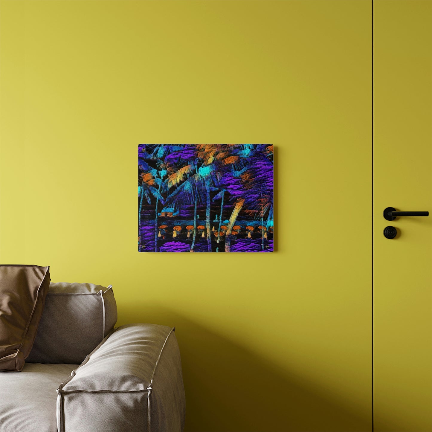 Acrylic Wall Art Panels ... "The Royal Hawai'ian: Waikiki Beach_Beach" ... Honolulu, HI ... Ocotber 2014 (Halloween) ... Original Works ...