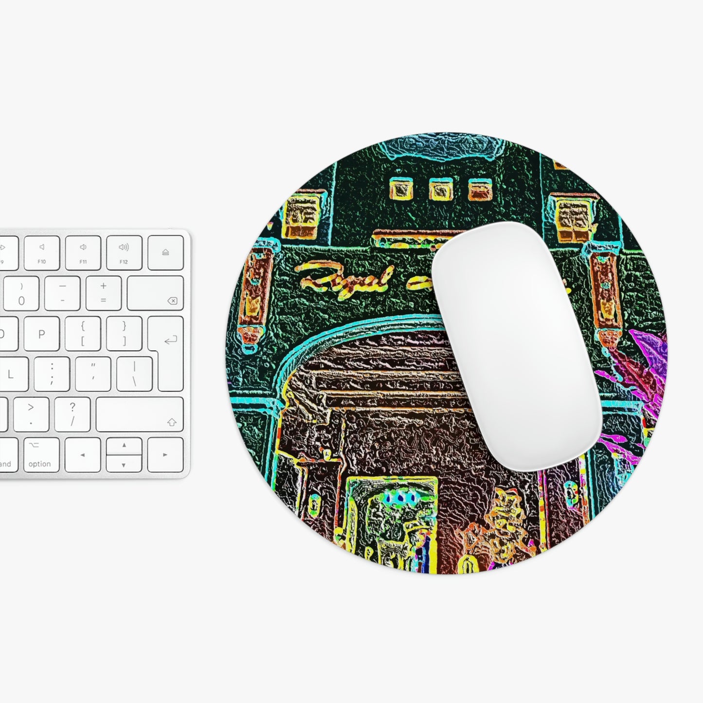 Mouse Pad ... "La Grande Entree" At: 'The Pink Palace' ... The Royal Hawai'ian ... Honolulu, HI ... '27Oct2014' ... Original Works ...