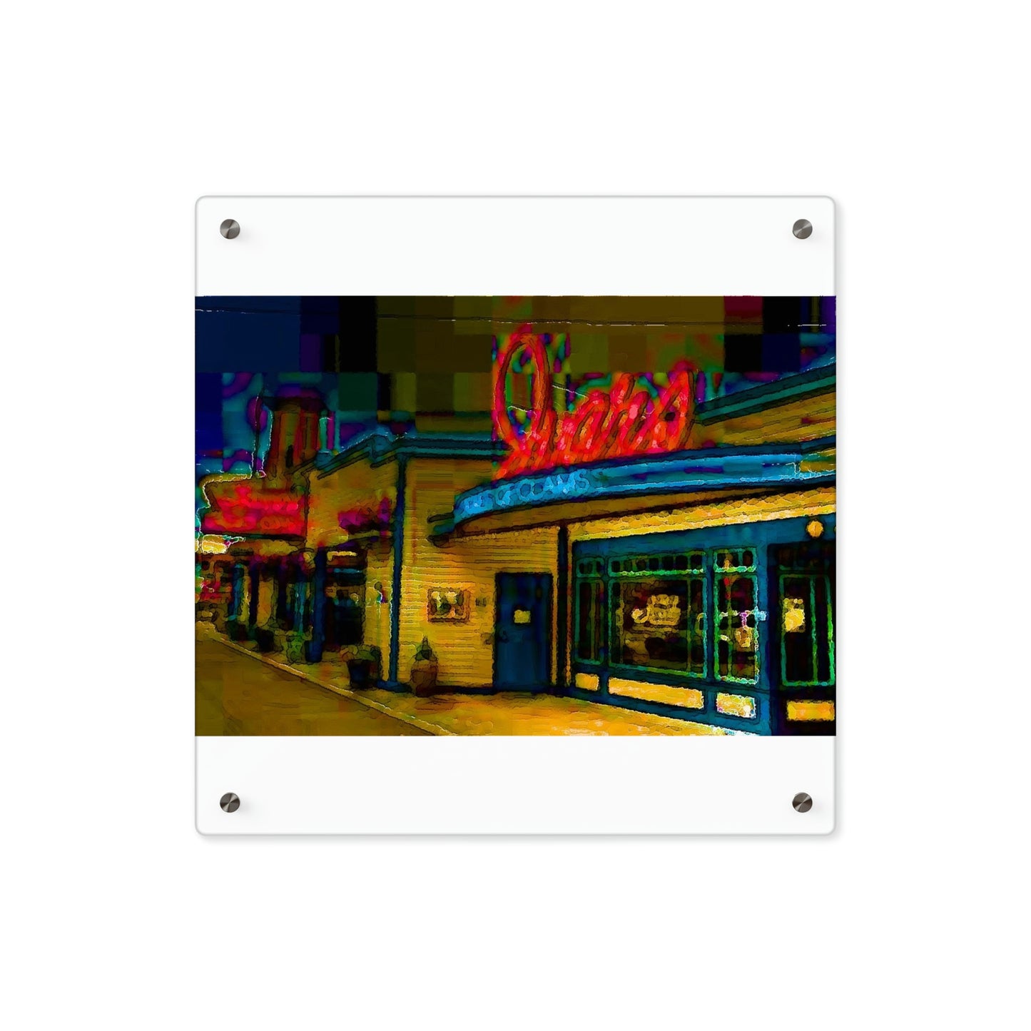 Acrylic Wall Art Panels ...  In-A-Hurry & Stressed? ... Remember: Keep "Clam" ... Clam_Happy ...  'Ivars: Seattle Waterfront' ... Personal Archives ... Original Works ...