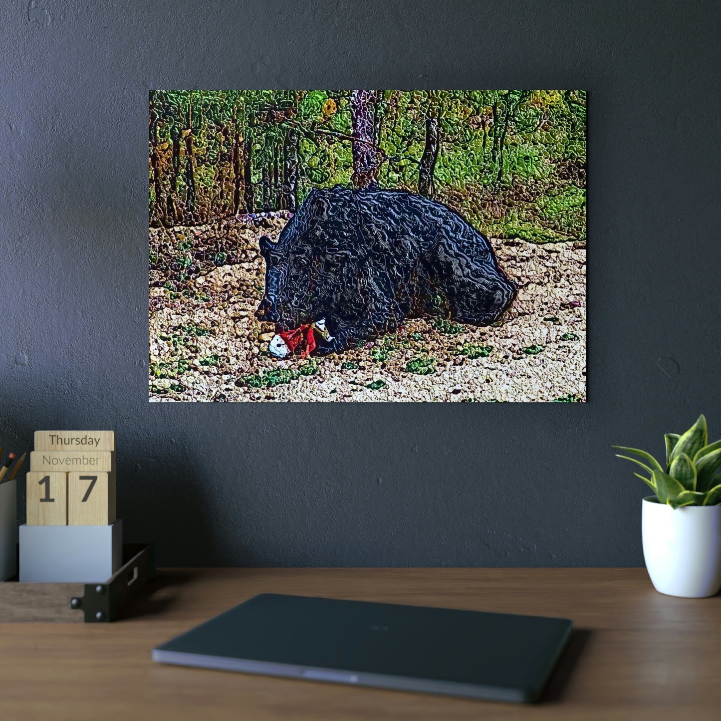 Aluminum Composite Panels ... A Local 'Yogi_5' ... RCY: "Rhett Creek Yogi: 500#'s Of Hungry Black Bear" ... 28-29Sep23 ... Original Works ... Client Project-Folio ...
