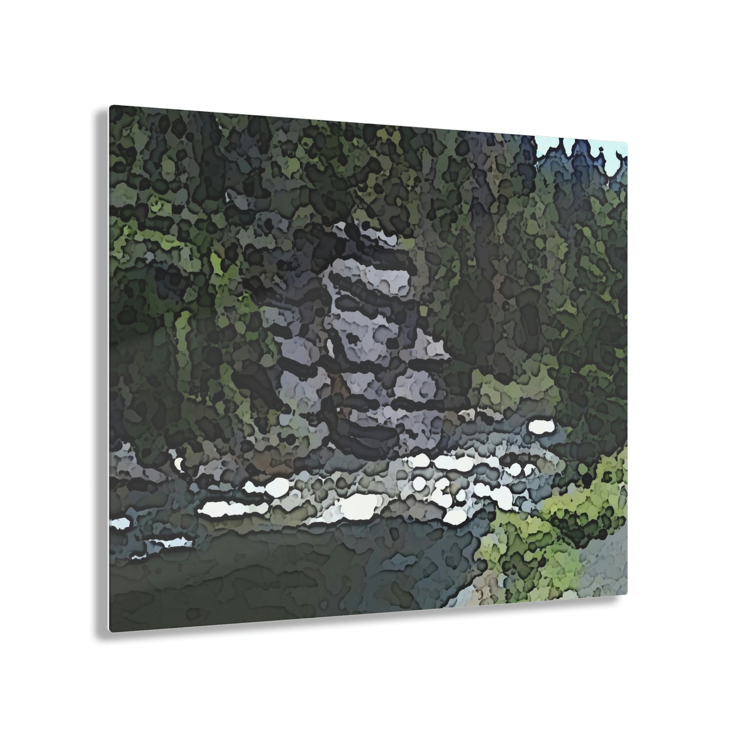 Acrylic Prints ...  "I Am Innocent" ... Tricky-Dick Immortalized ... Nixon Rock: Along The River ... Central Idaho, Summer 2020 ... Original Works ...