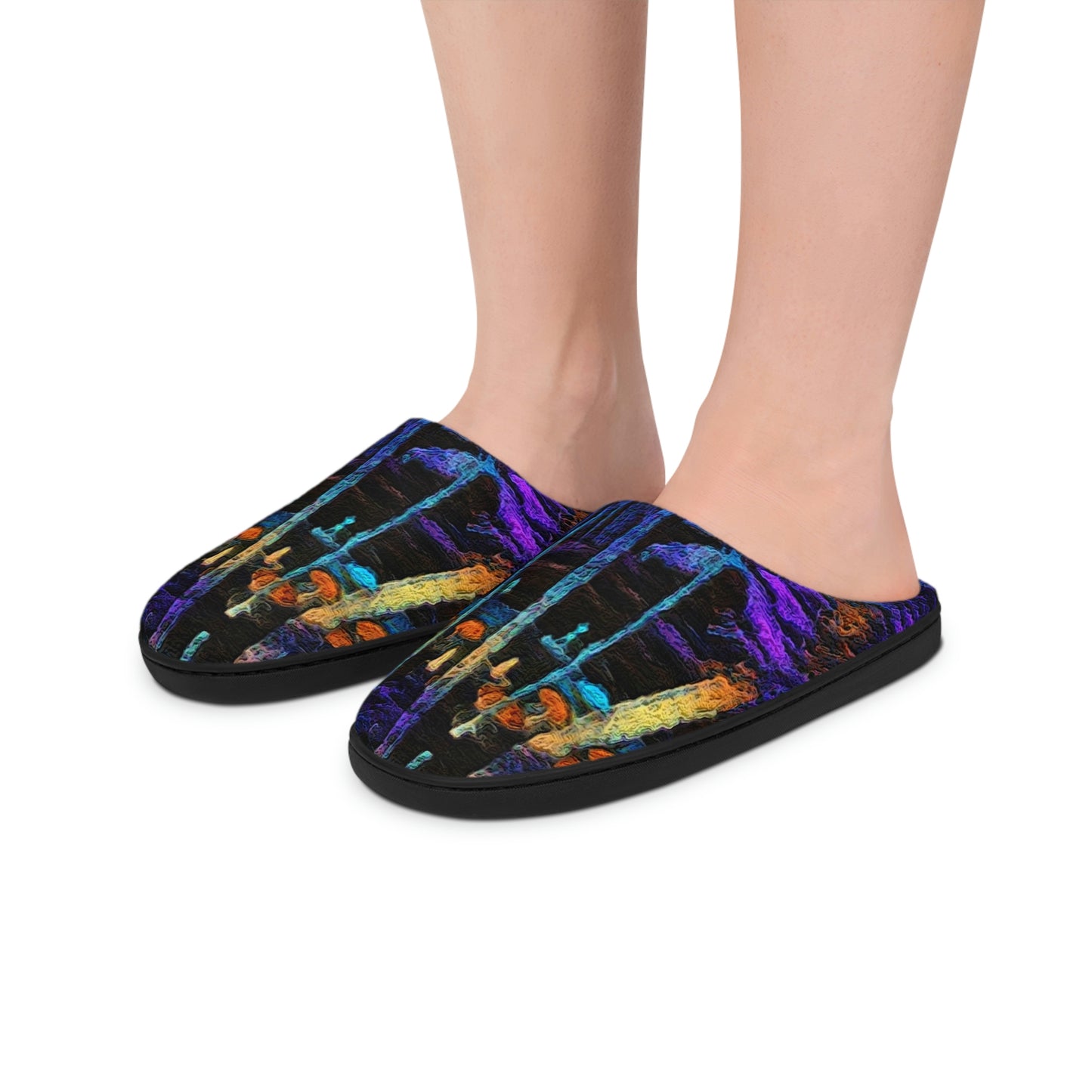Men's Indoor Slippers ... "The Royal Hawai'ian: Waikiki Beach_Beach" ... Honolulu, HI ... October 2014 (Halloween) ... Original Works ...