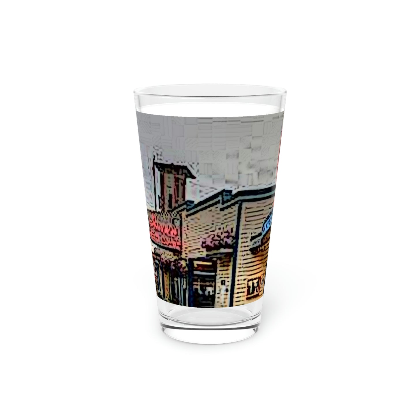 Pint Glass, 16oz ... In-A-Hurry & Stressed? ... Remember: Keep "Clam" ... Clam_Happy ...  'Ivars: Seattle Waterfront' ... Personal Archives ... Original Works ...