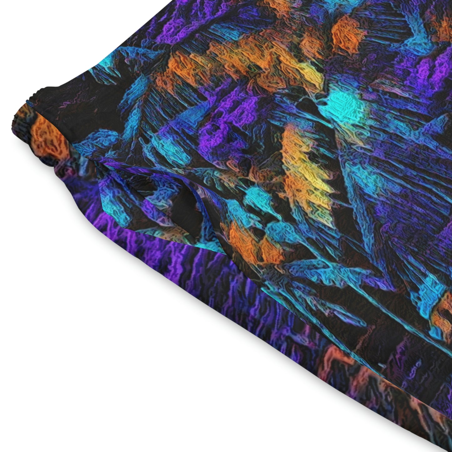 Men's Elastic Beach Shorts (AOP) ... "The Royal Hawai'ian: Waikiki Beach_Beach" ... Honolulu, HI ... October 2014 (Halloween) ... Original Works ...