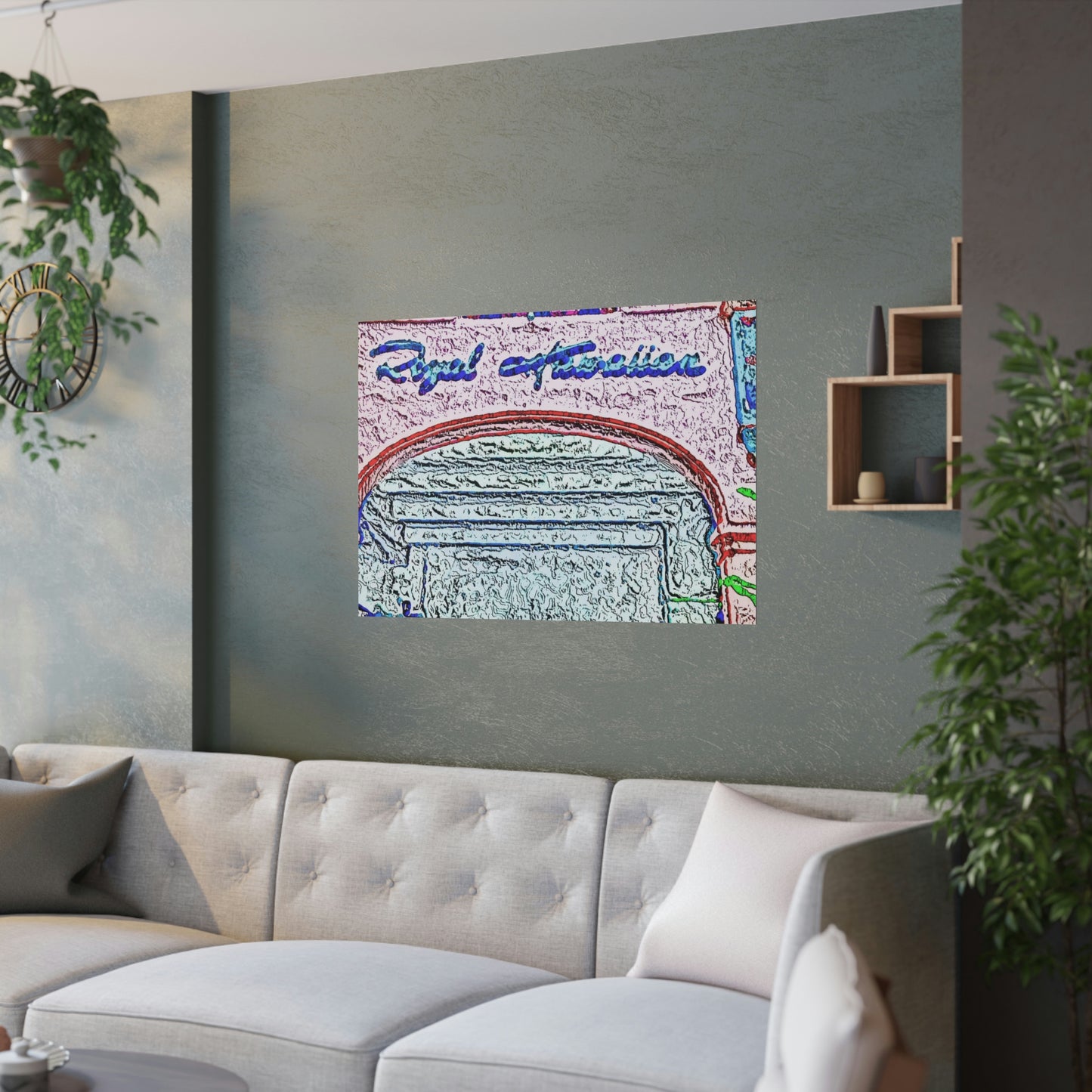 Satin Posters (210gsm) ... "La Grande Entree" At: 'The Pink Palace' ... The Royal Hawai'ian ... Honolulu, HI ... '27Oct2014' ... Original Works ...