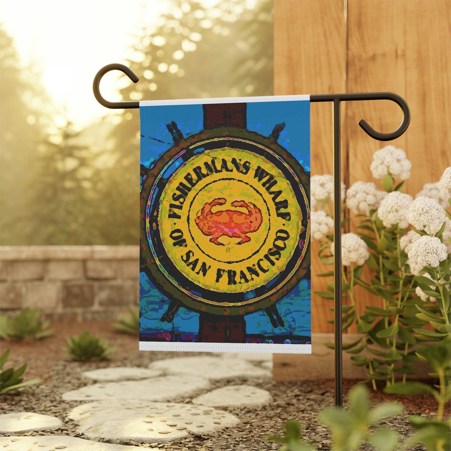 Garden & House Banner ...  "No.9 Fishermen's Grotto - Fishermen's Wharf, SF, California" ... Family Archives: 1970's ... Original Works ...