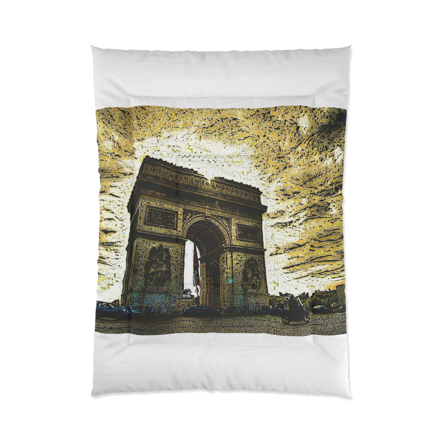 Comforter ... L'Arc de Triomphe ... 'Barbara Joan Bonnell-Holt Photo' ... Circa 1972 ... Oringinal Works ...