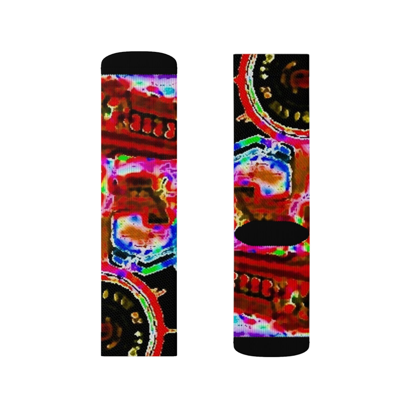 Sublimation Socks ... "No.9 Fishermen's Grotto - Fishermen's Wharf, SF, California" ... Family Archives: 1970's ... Original Works ...