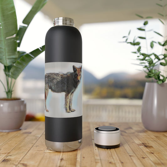 Soundwave Copper Vacuum Audio Bottle 22oz ... Coyote ... "Yosemite Valley: Circa May23 ... KPH Base Photo" ... Original Works ...