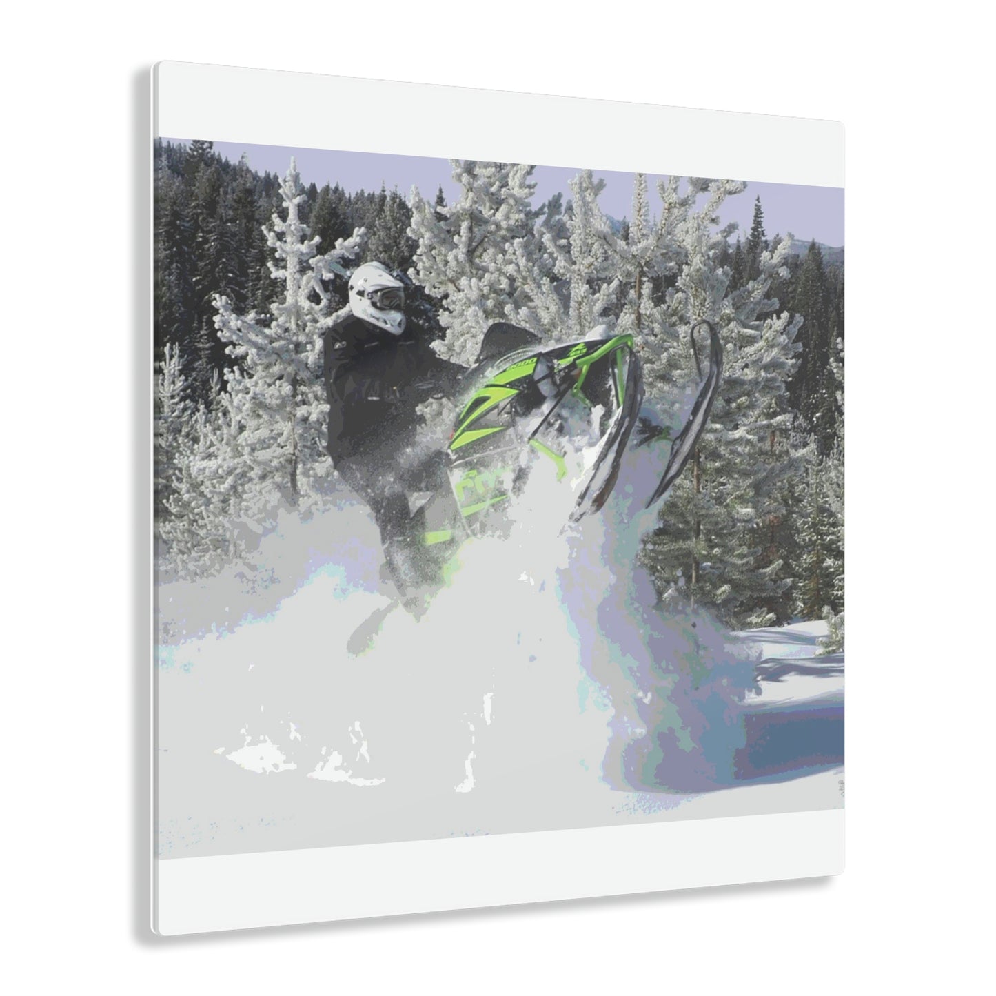 Acrylic Prints ... "No Time 'Like-Air-Time' ..." ... A True Master At His Craft ... December 2022, Rhett Creek, Idaho ... Original Works ...