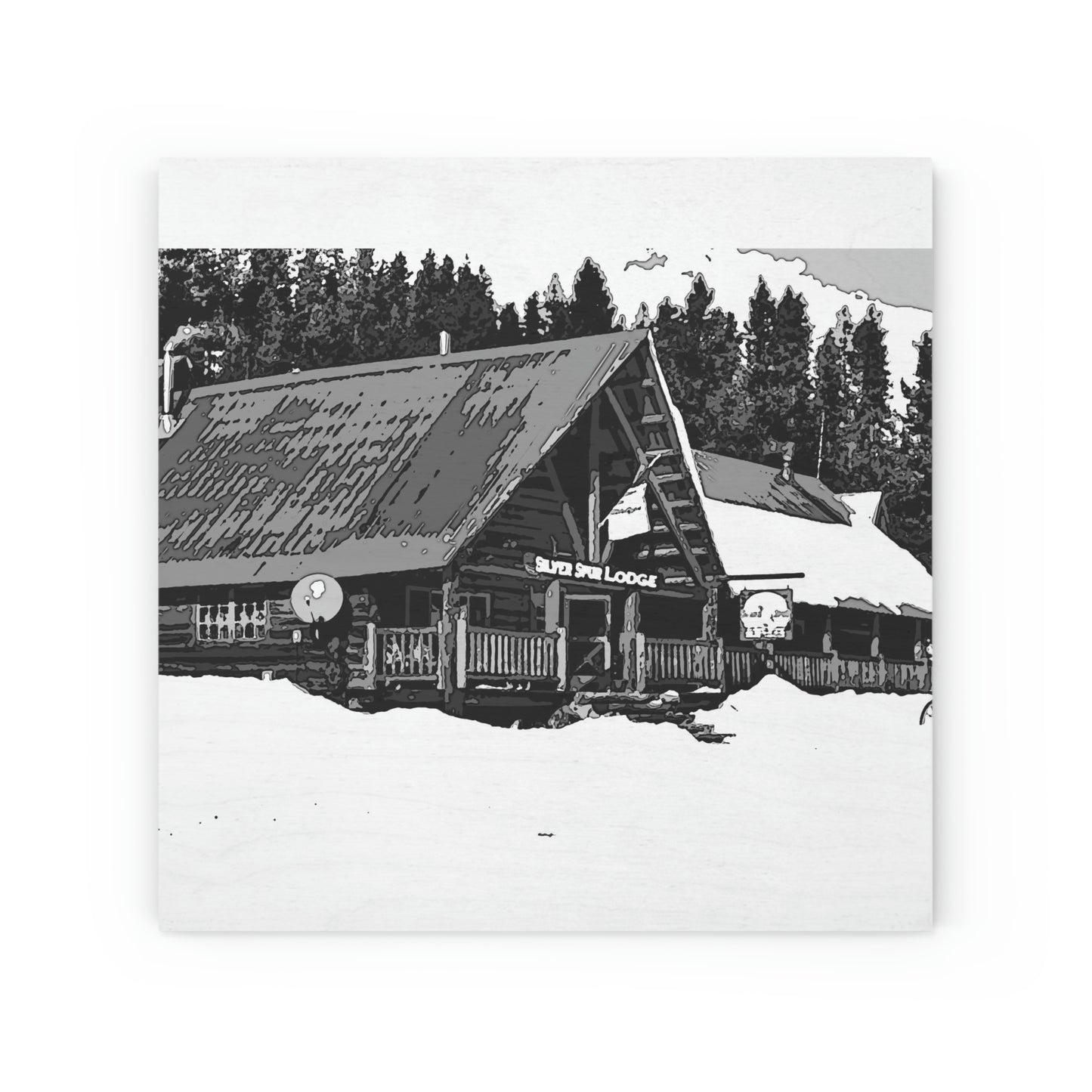 Wood Canvas ... A Beautiful Lodge & Back-Country Outfitter In A Mountain Town ... 'Dixie, Idaho, November 2022' ... Original Works ...
