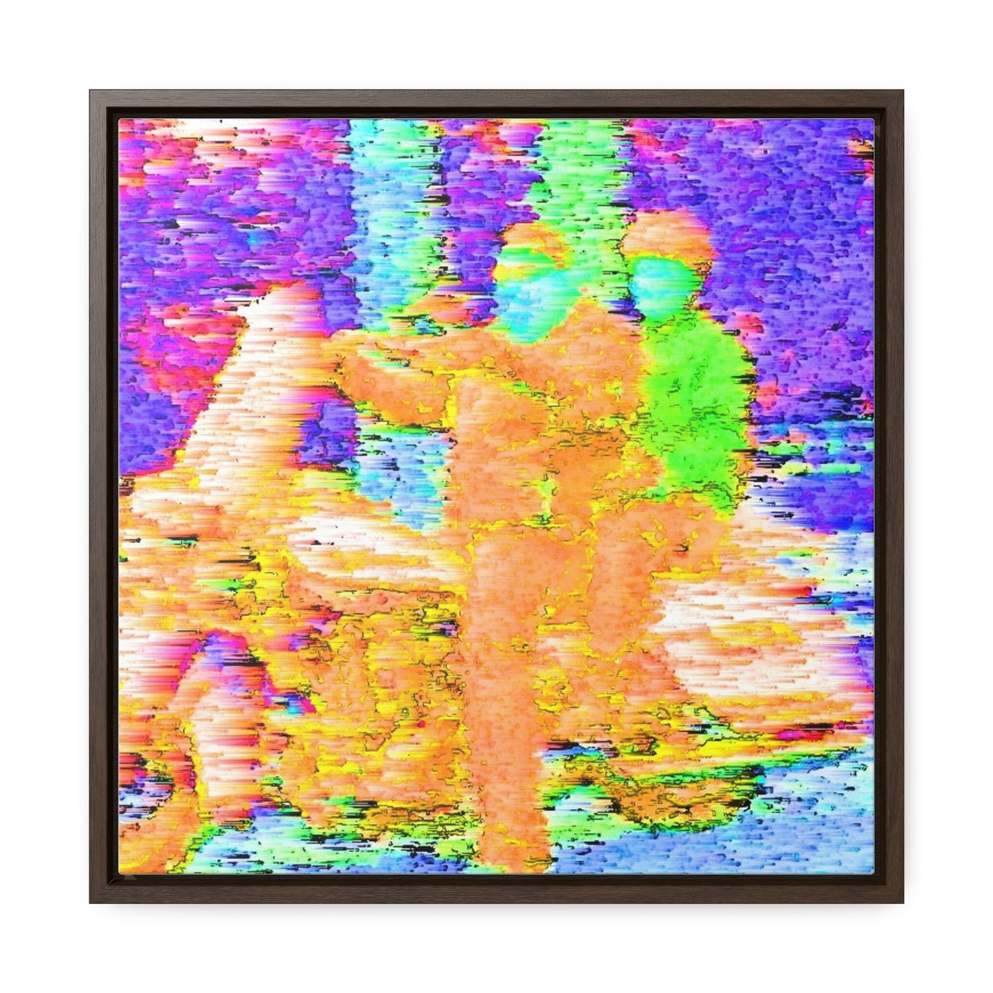 Gallery Canvas Wraps, Square Frame ...  "And 'I' Left His Dead A_s There By The Side-of-The-Road" ... Original Works ... (Grateful Dead: Me-And-My-Uncle)