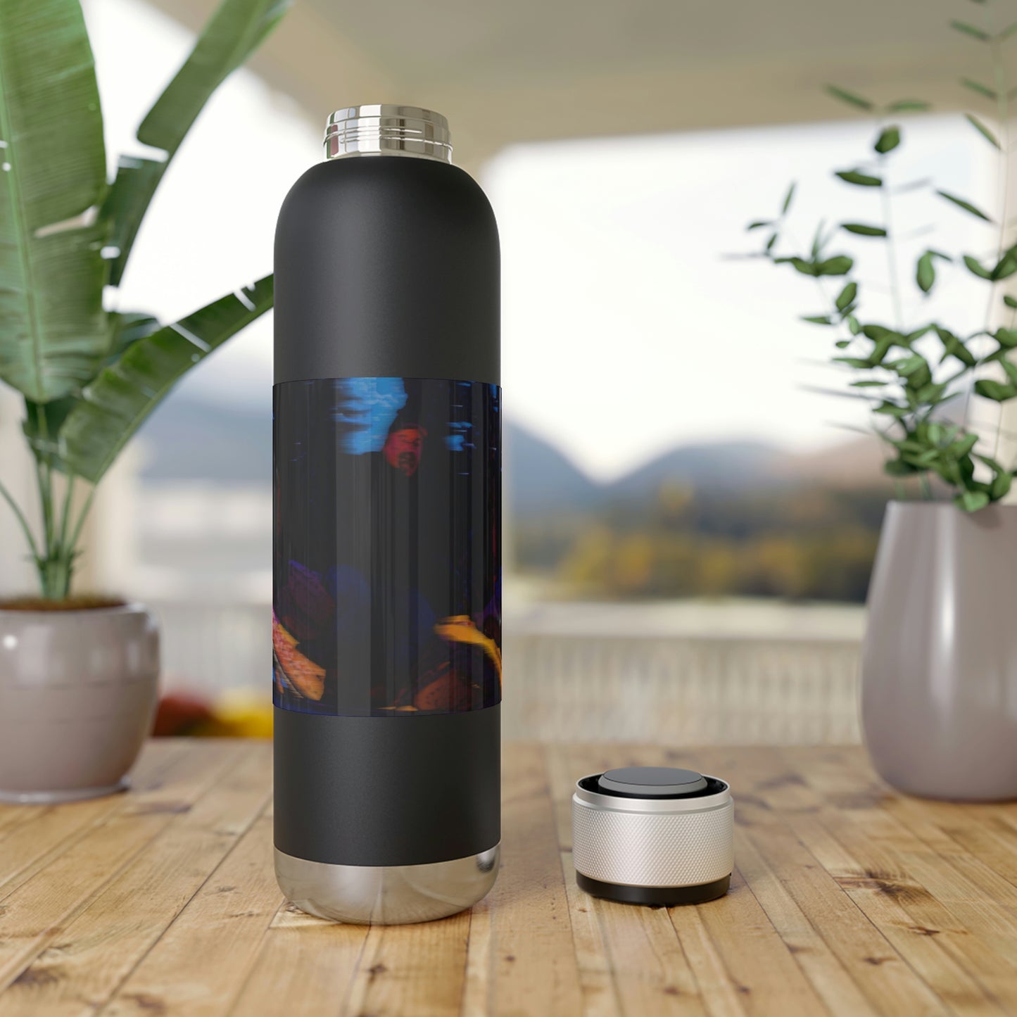 Soundwave Copper Vacuum Audio Bottle 22oz ... Two Modes Of Winter Transportation ... "Which One To Drive Next?" ... Choices-Choices-Choices ... Circa 4Jan23 ... Original Works ...