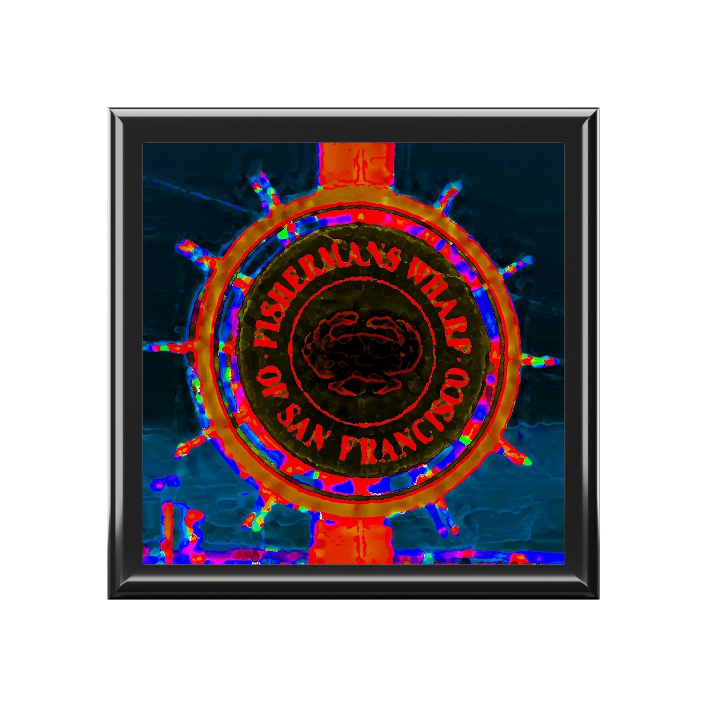 Jewelry Box... "No.9 Fishermen's Grotto - Fishermen's Wharf, SF, California" ... Family Archives: 1970's ... Original Works ...