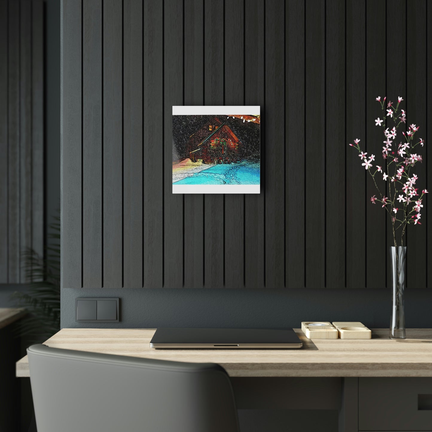 Acrylic Prints ... A Cold ... A Very Snowy ... "A Tranquil & Quiet Morning In Mountainous Central Idaho" ... Original Works ...