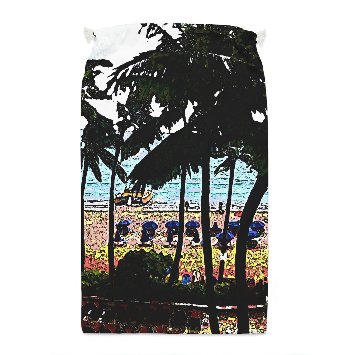 Sack ... "A Beautiful Beach Amongst The Palms" ... The Outrigger Waikiki, Honolulu, Oahu ... Original Works ...