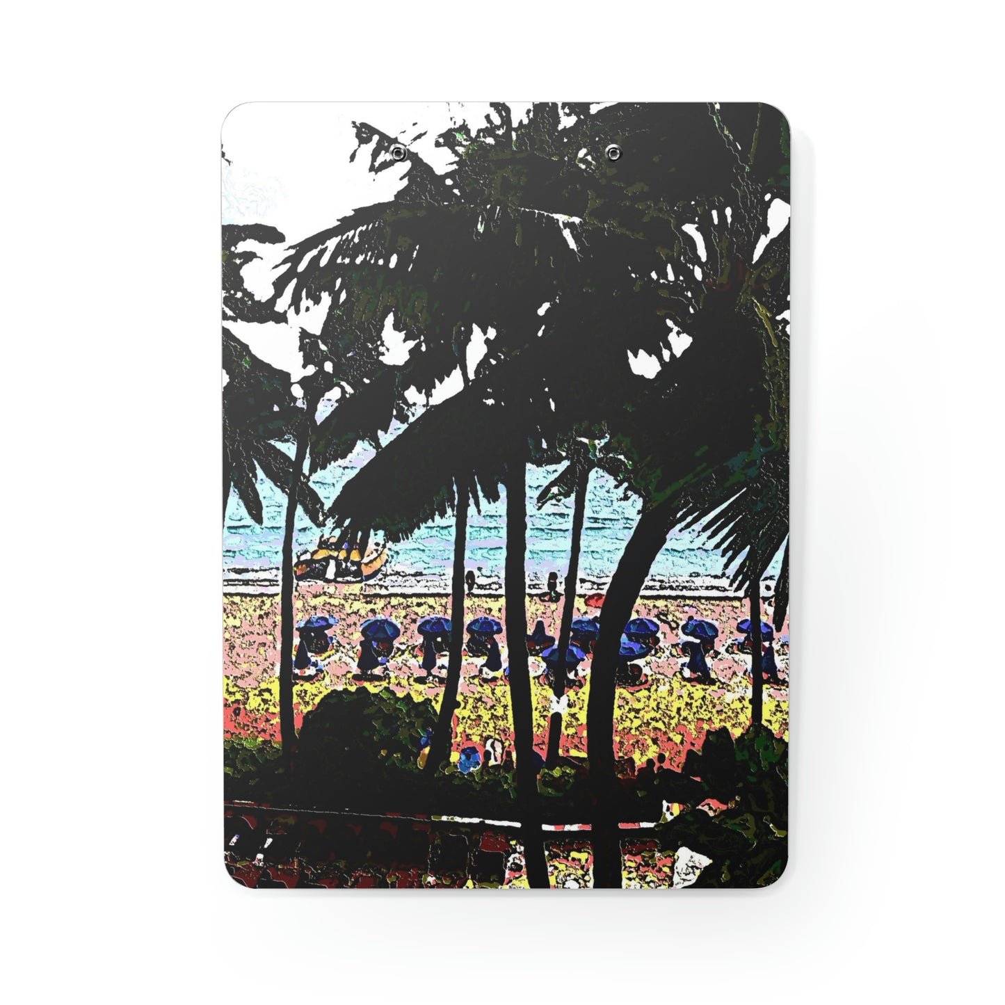 Clipboard ... "A Beautiful Beach Amongst The Palms" ... The Outrigger Waikiki, Honolulu, Oahu ... Original Works ...