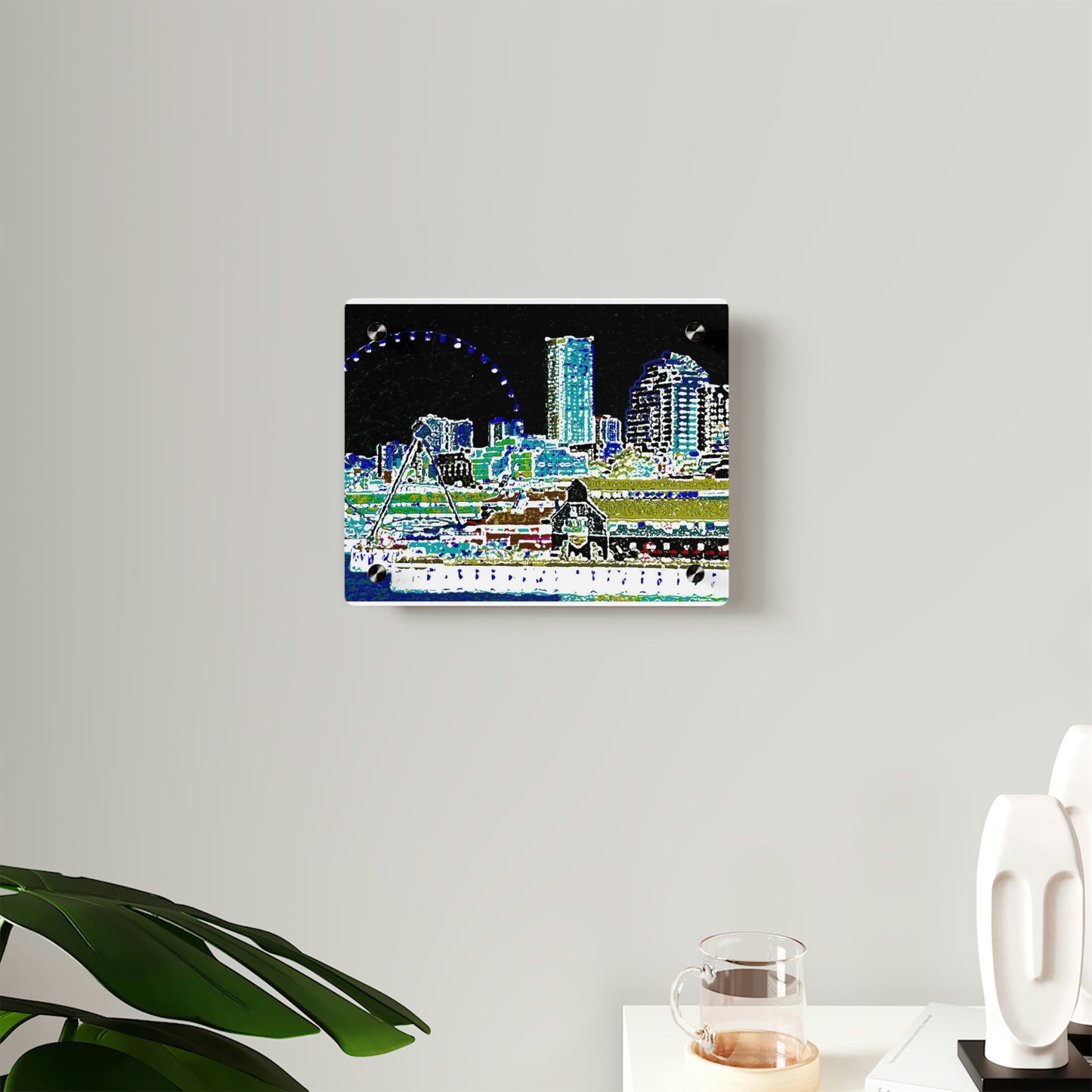 Acrylic Wall Art Panels ... That Classic Wheel ... 'Seattle's Wheel' ... & An Old Classic Waterside Vendors ...  'Family Archives' ... Original Works ...