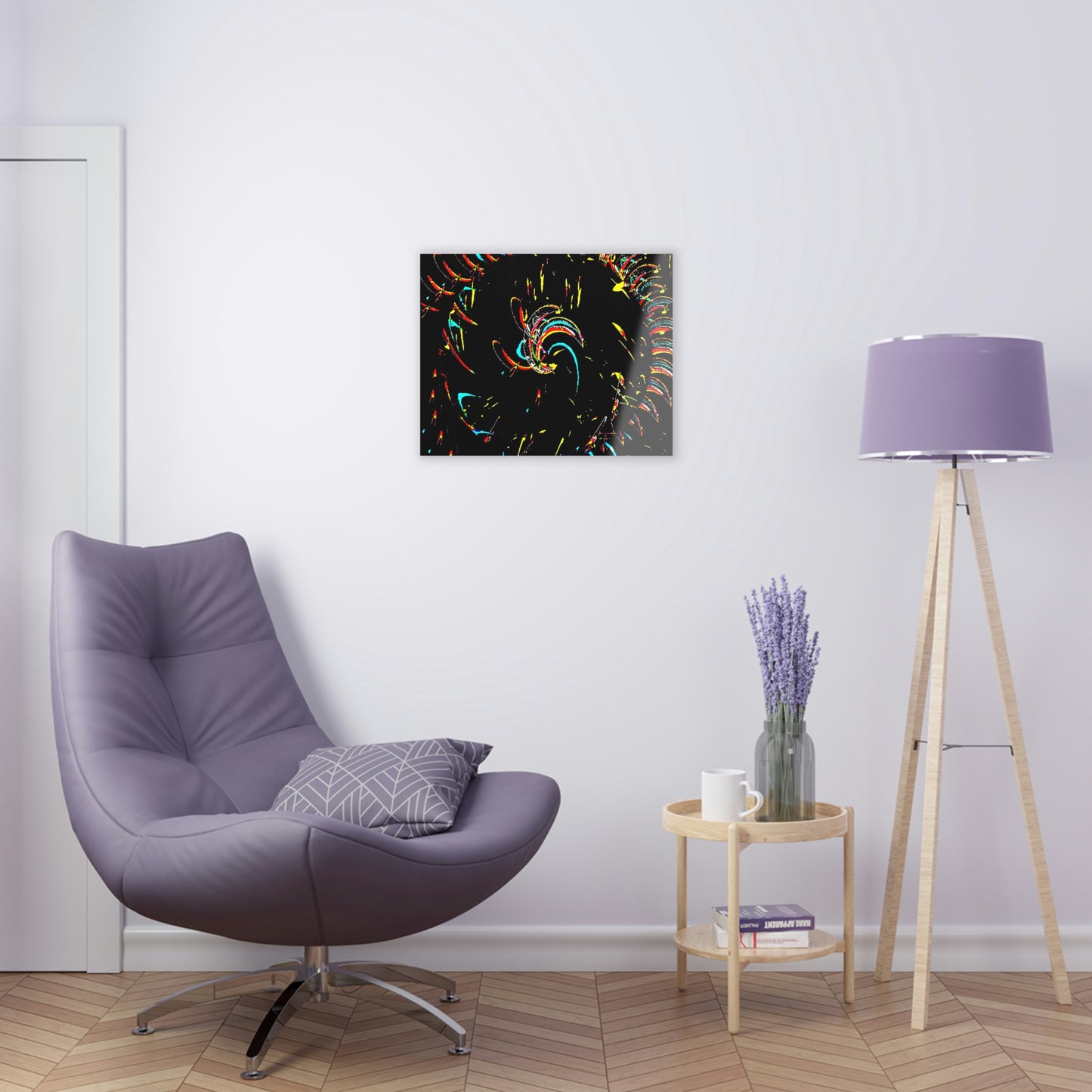Acrylic Prints ... "Waning Moon" ... Central Idaho ... October 2022 ... Rendering Time: 22 Hours ... Original Works ...