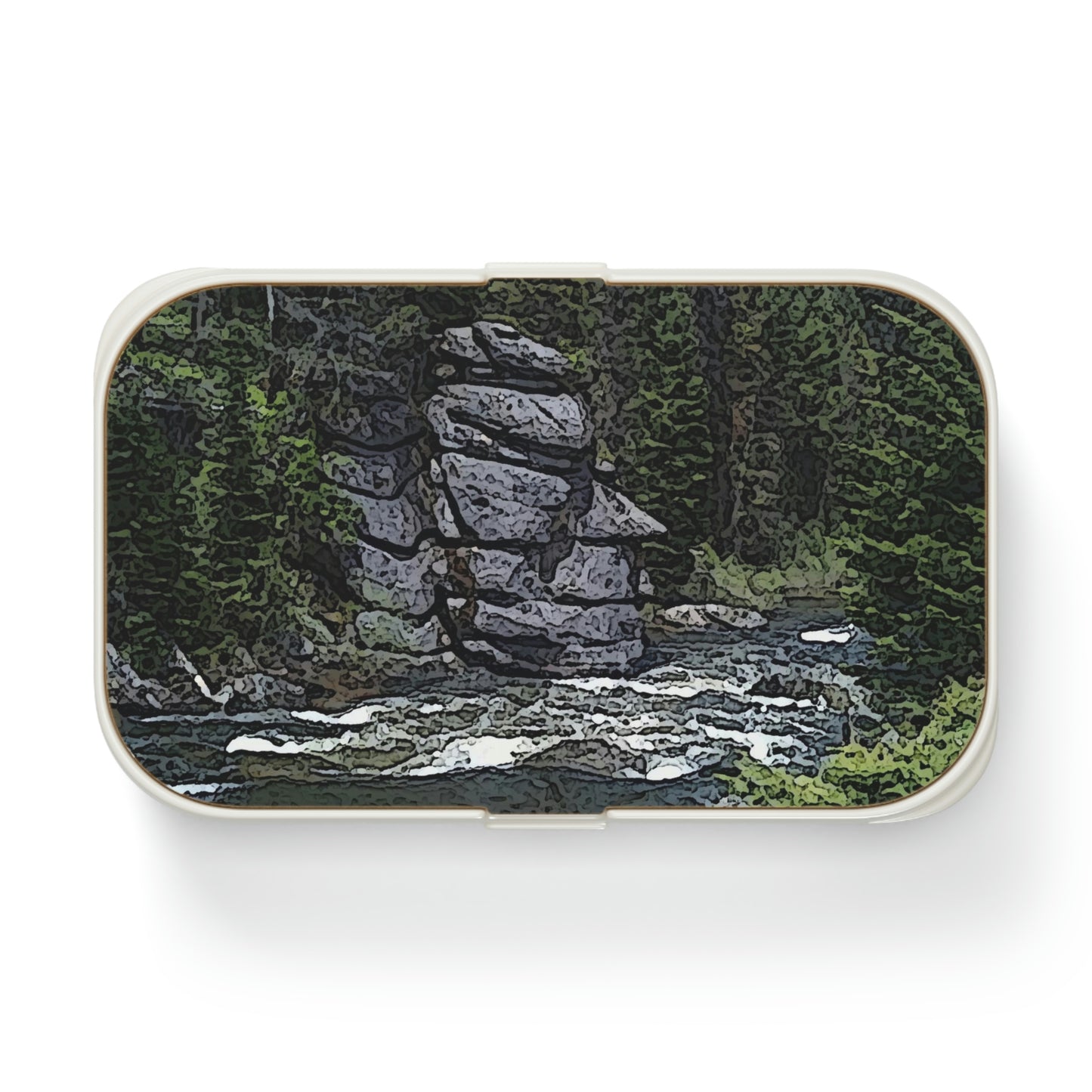 Bento Lunch Box ..."I Am Innocent" ... Tricky-Dick Immortalized ... Nixon Rock: Along The River ... Central Idaho, Summer 2020 ... Original Works ...