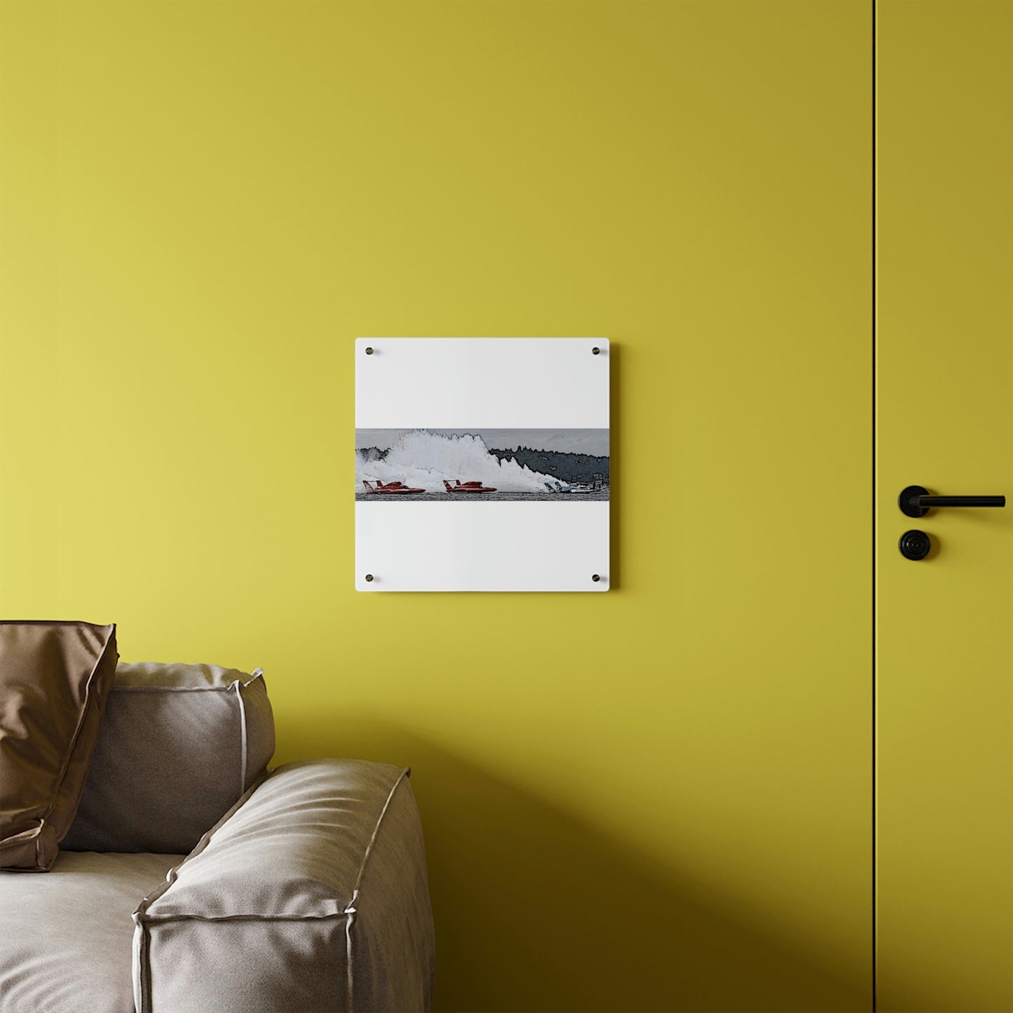 Acrylic Wall Art Panels ... Seattle Columbia Cup On Lake Washington ... "Dave Wilcox Heads For The Win" ... Associate Gift-Photo ... Original Works ...