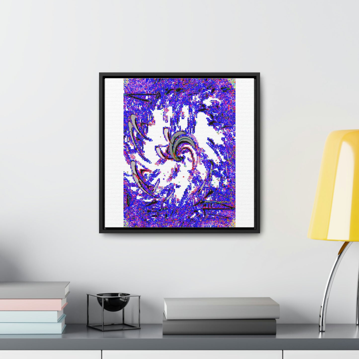 Gallery Canvas Wraps, Square Frame ... "Waning Moon" ... Central Idaho ... October 2022 ... Rendering Time: 22 Hours ... Original Works ...
