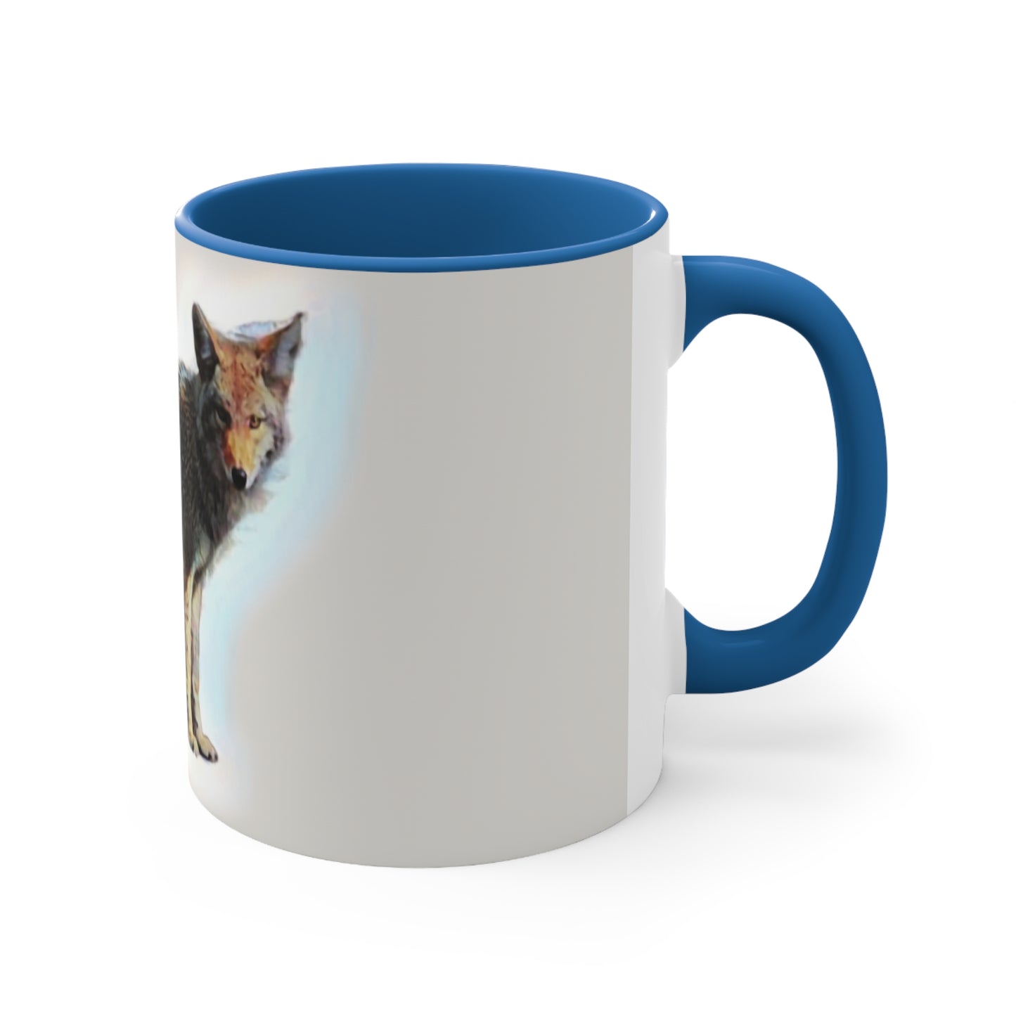Accent Coffee Mug, 11oz ... Coyote ... "Yosemite Valley: Circa May23 ... KPH Base Photo" ... Original Works ...