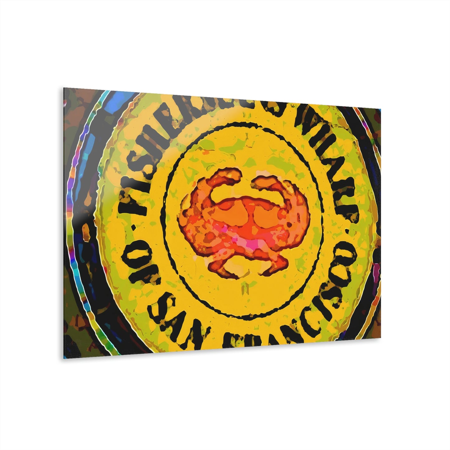 Acrylic Prints (French Cleat Hanging) ...  "No.9 Fishermen's Grotto - Fishermen's Wharf, SF, California" ... Family Archives: 1970's ... Original Works ...