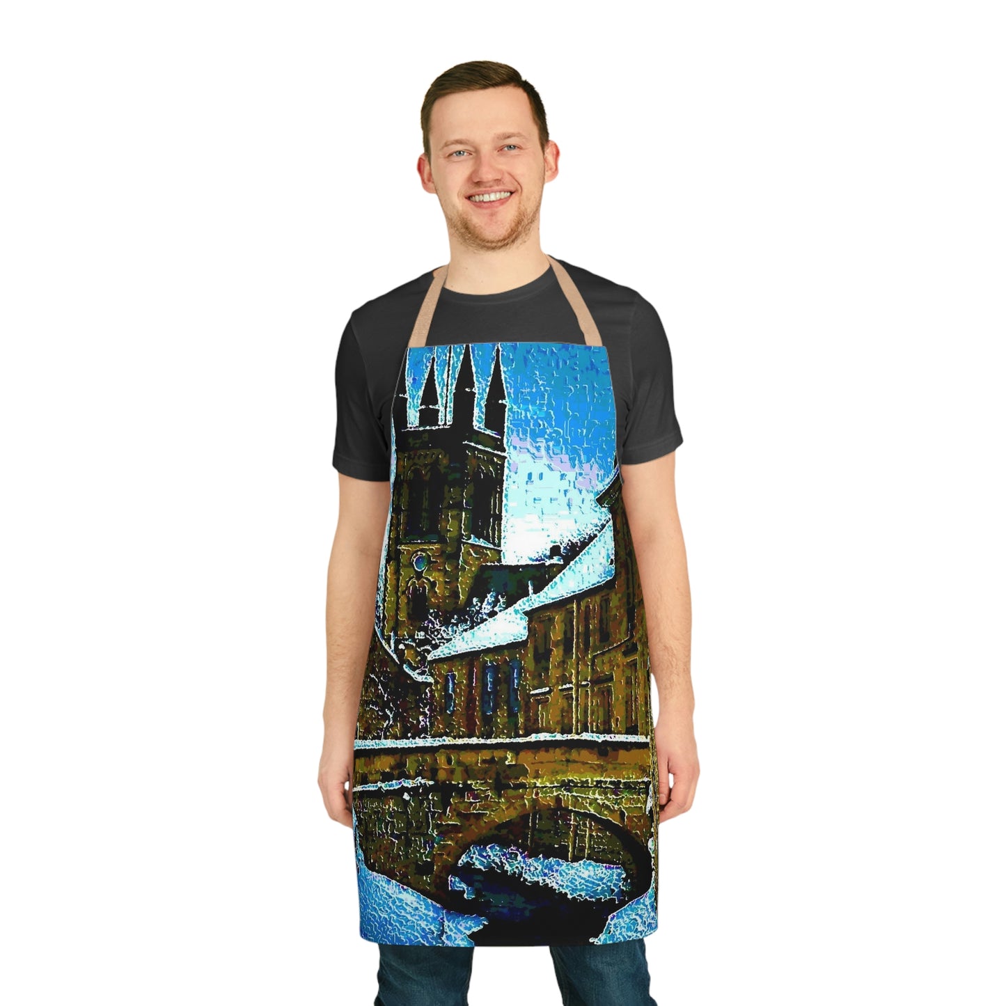 Apron (AOP) ... Walikng The Streets & Alleys ... 'Strolling The Canals ... '  ... Original Works  ...