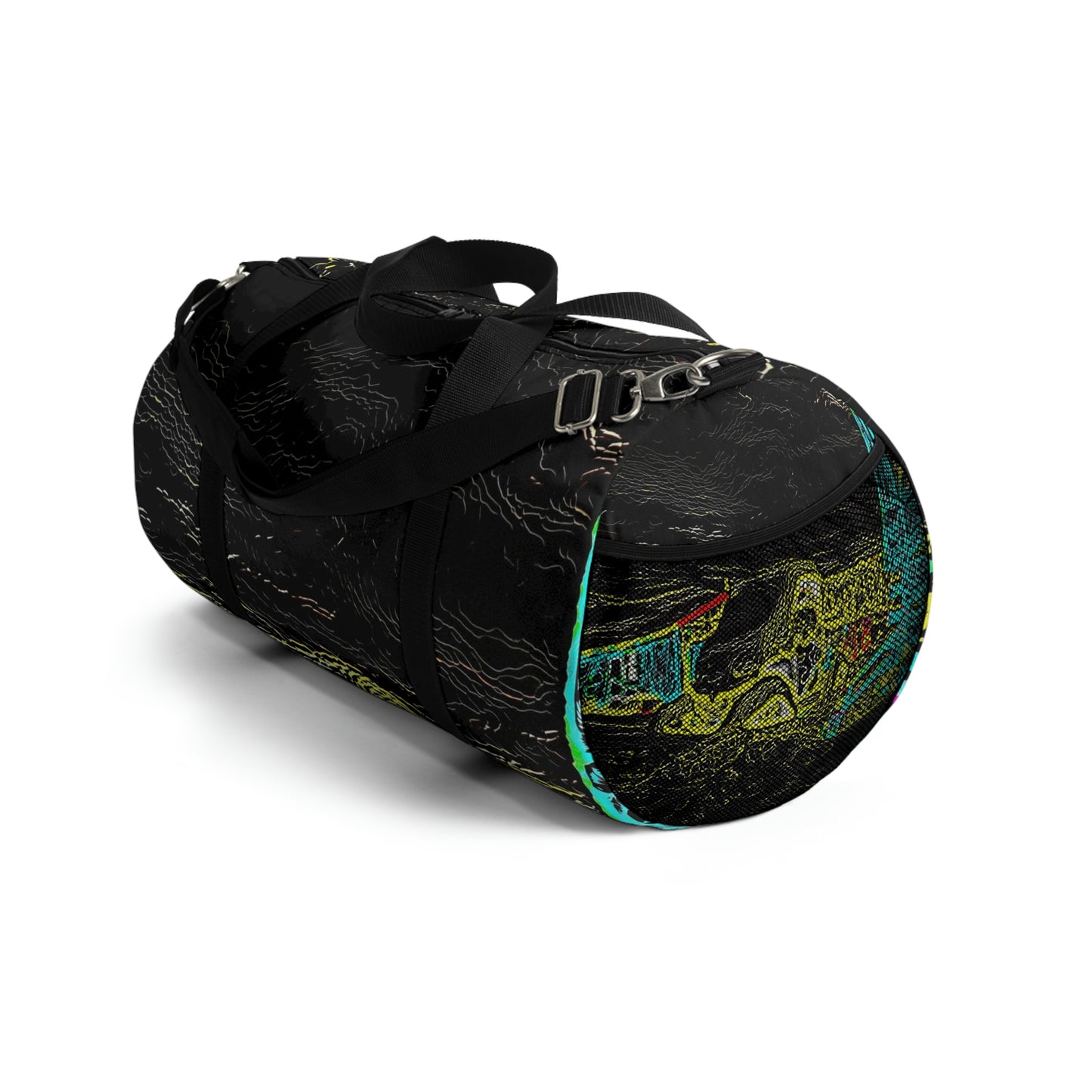 Duffel Bag ...  "Snow Vehicle In Snow Storm At-Rest" ... Circa 12Mar23 ... Central Idaho ... 18-Hours Rendering Time: Original Works ...