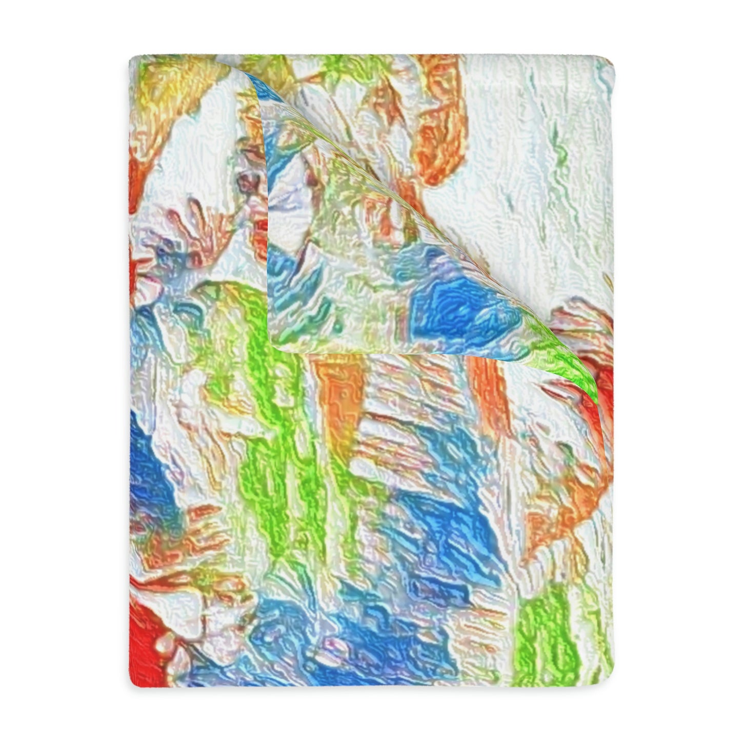 Velveteen Minky Blanket (Two-sided print) ... "The Royal Hawai'ian: Waikiki Beach_Beach" ... Honolulu, HI ... October 2014 (Halloween) ... Original Works ...