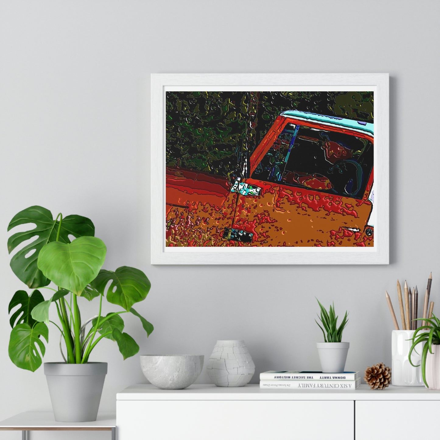 Premium Framed Horizontal Poster ... How-To-Drive-Idaho's-Mountain_Roads ... "Like A Professional" ... "Truckin' Like The Doo-Dah-Man" ...