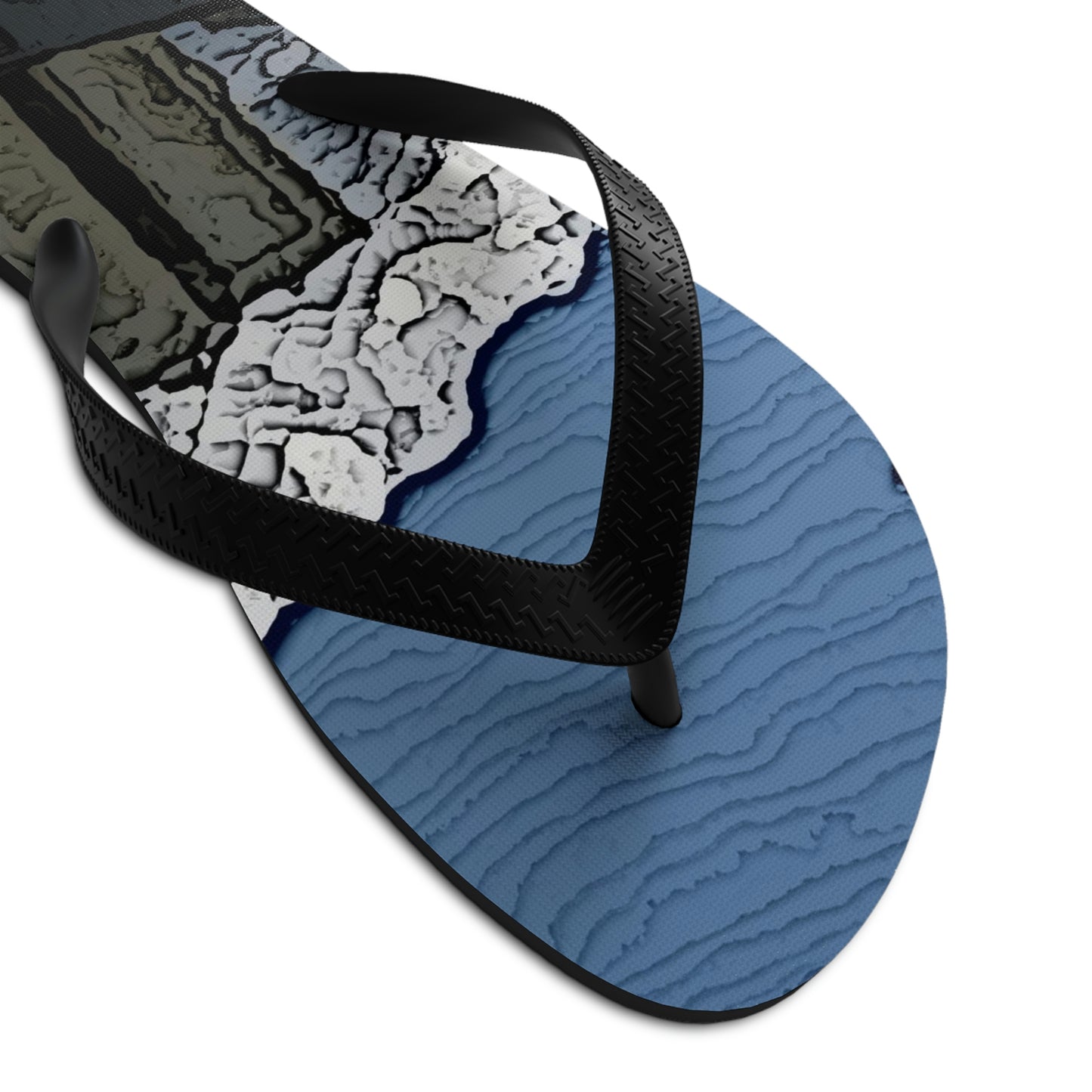 Unisex Flip-Flops ... "ICP: Idaho County Propane ... 'Production Facilities Grangeville, Idaho' ... "  Original Works: Rendering Time: 10 Hours ...