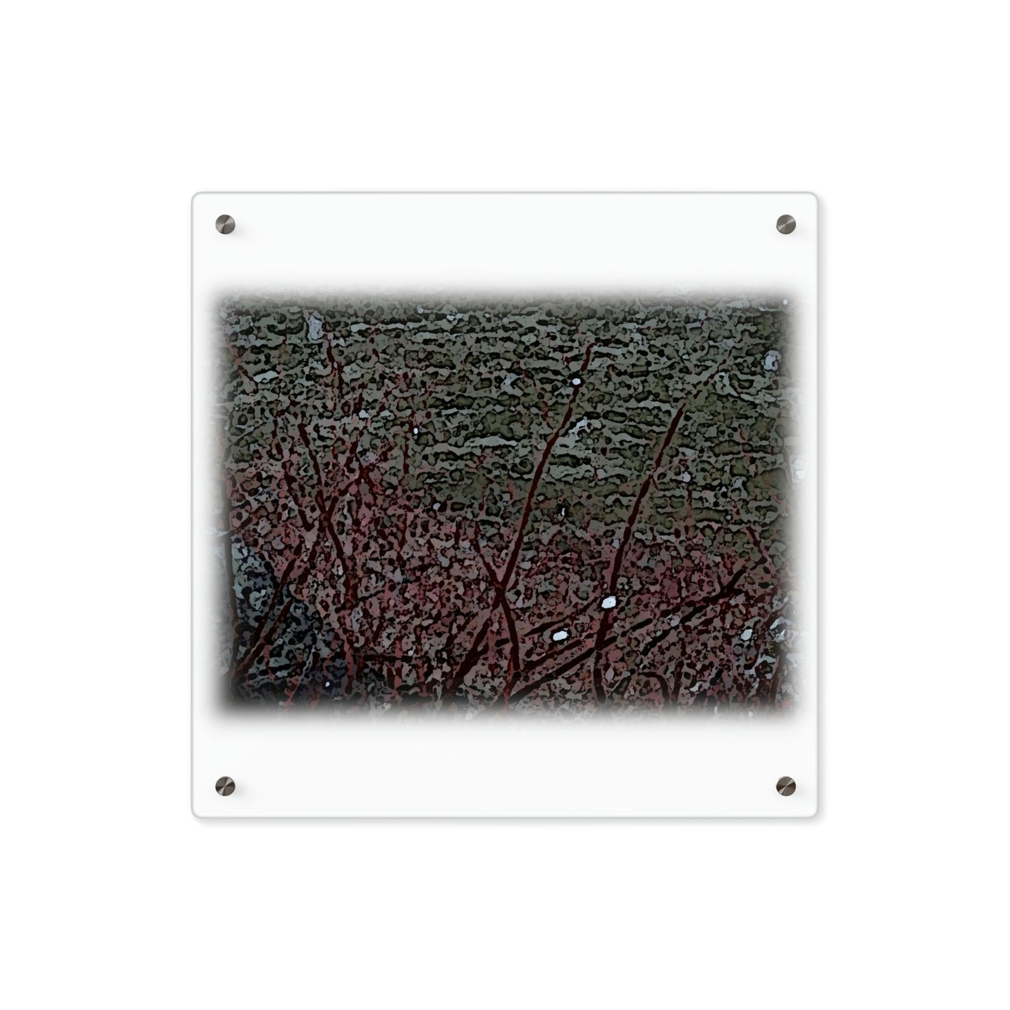 Acrylic Wall Art Panels ... "A River Runs Through It ... Red-Osier-Dogwood (Conus Stonlifera 'Rubra') .. Oringinal Works ... Central Idaho ...