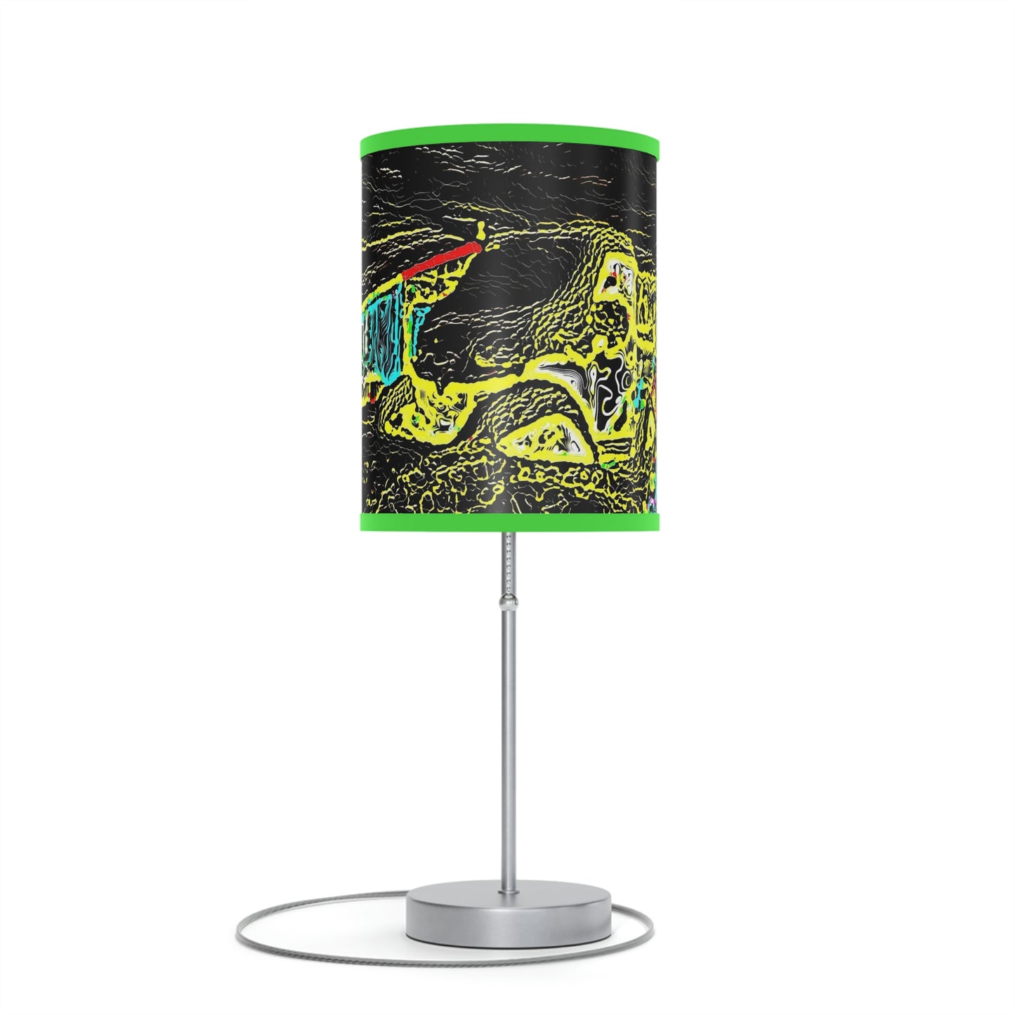 Lamp on a Stand, US|CA plug ... "Snow Vehicle In Snow Storm At-Rest" ... Circa 12Mar23 ... Central Idaho ... 18-Hours Rendering Time: Original Works ...