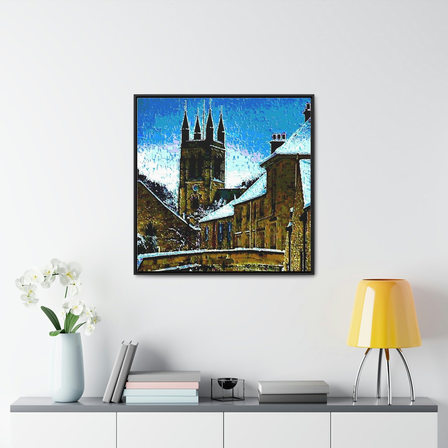Gallery Canvas Wraps, Square Frame ... Walikng The Streets & Alleys ... 'Strolling The Canals ... '  ... Original Works  ...