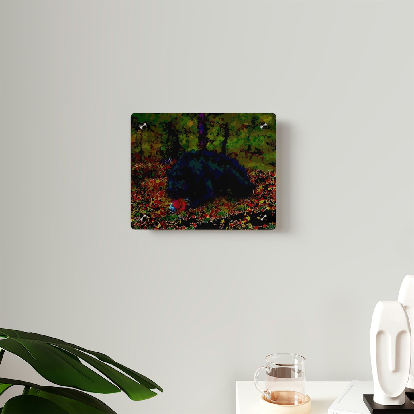 Acrylic Wall Art Panels ... RCY: "Rhett Creek Yogi ... '500 Lbs Of Autumn Season Hunger' ..."  ... September 2022 ... Central Idaho ... Original Works ...