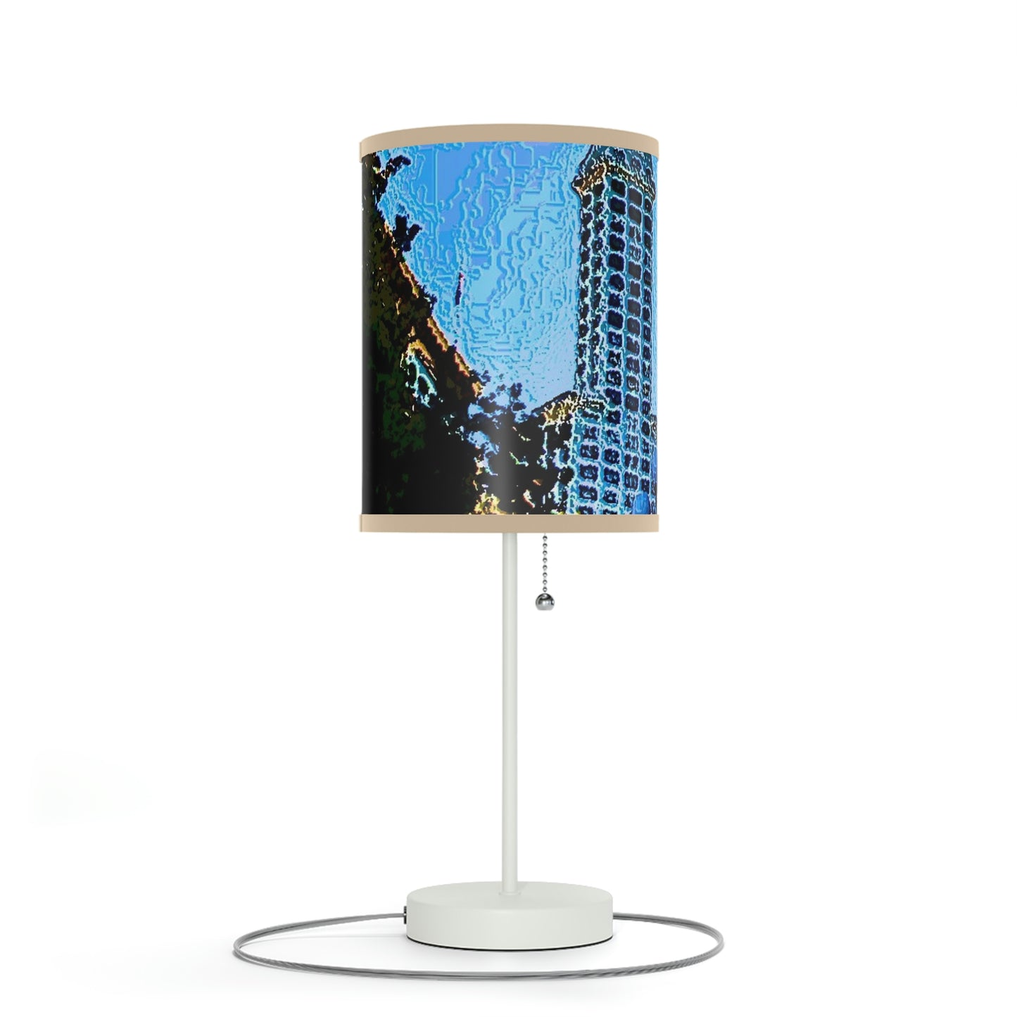 Lamp on a Stand, US|CA plug ...  Pioneer Square & Smith Tower ... 'That World Famous View' ... Colleague Supplied Photo ... Original Works ...
