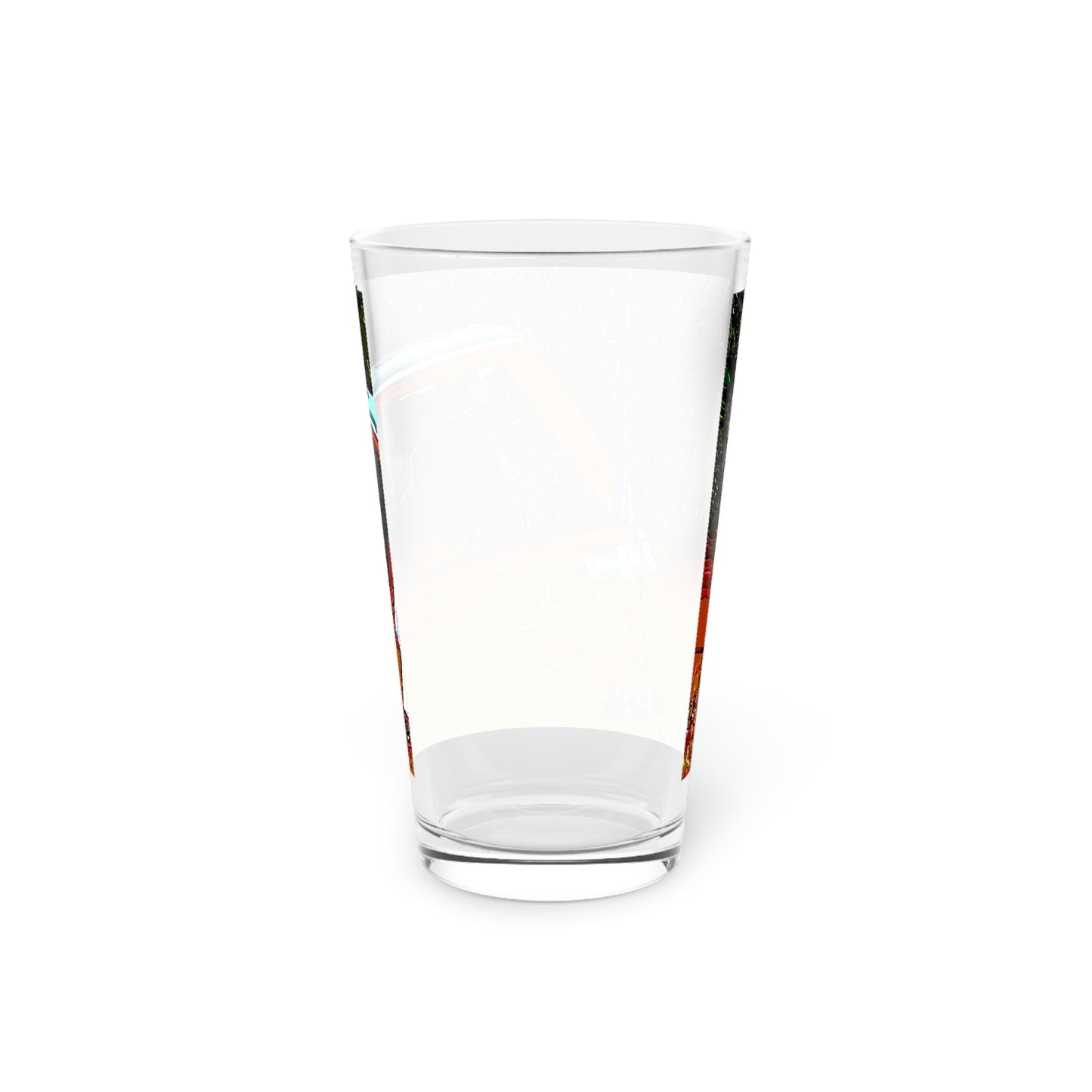 Pint Glass, 16oz ... How-To-Drive-Idaho's-Mountain_Roads ... "Like A Professional" ... "Truckin' Like The Doo-Dah-Man" ...