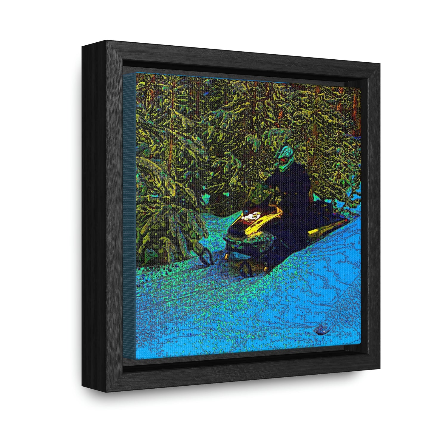 Gallery Canvas Wraps, Square Frame ... Yep ... "Another Day ... Riding Through The Wilderness ... " ... February 2023 ... Original Works ...