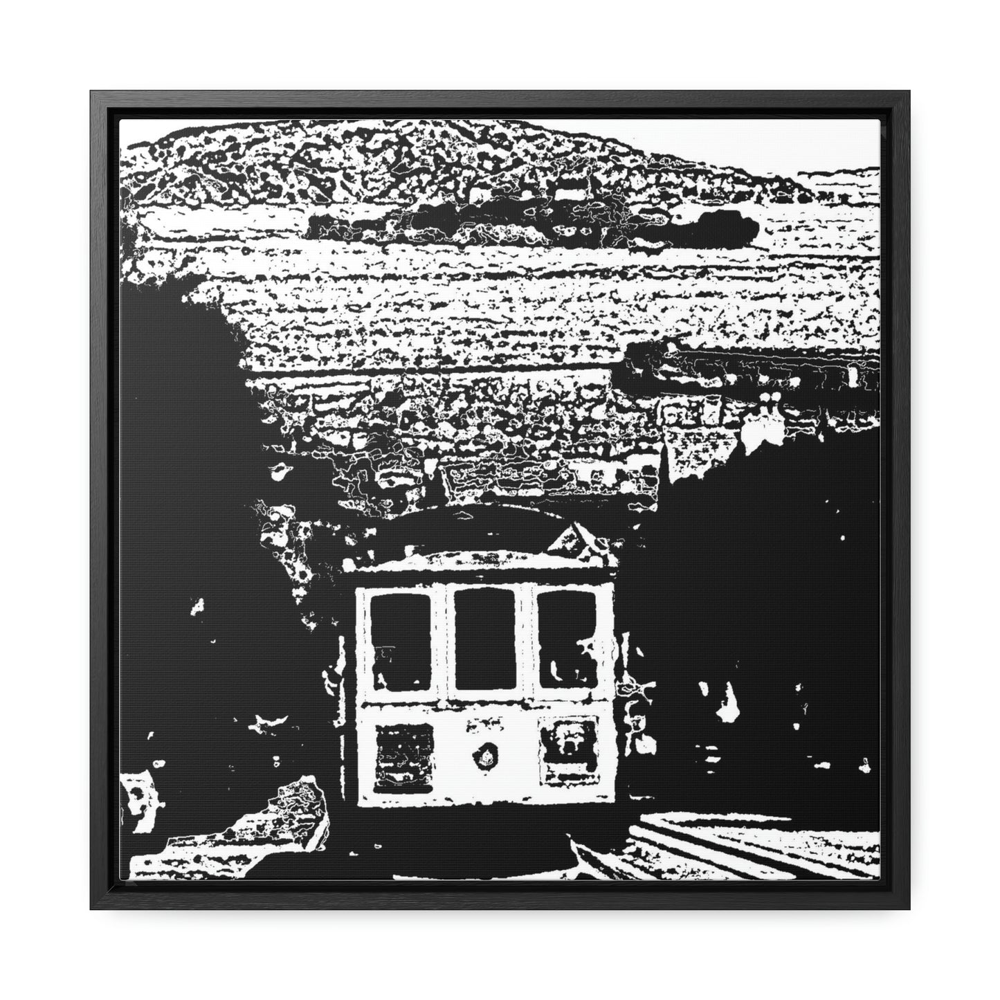 Gallery Canvas Wraps, Square Frame /// San Francisco ... 'A Rice-A-Roni-A-San Francisco Treat' ... "A Cable Car Classic" ... Family Archives: 1973 ... Original Works ...